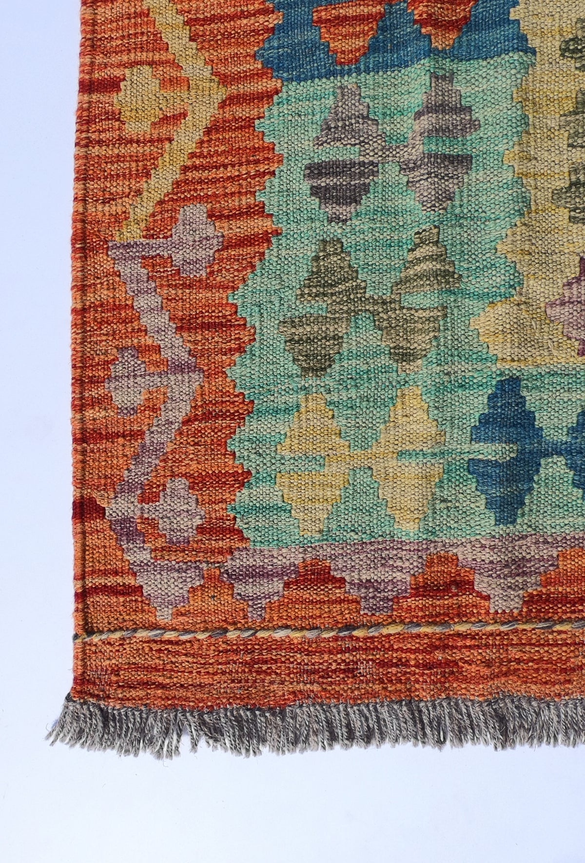 Alfombra Lana, Kelim Kashkuli 3.50 x 2.50 mts. 0032