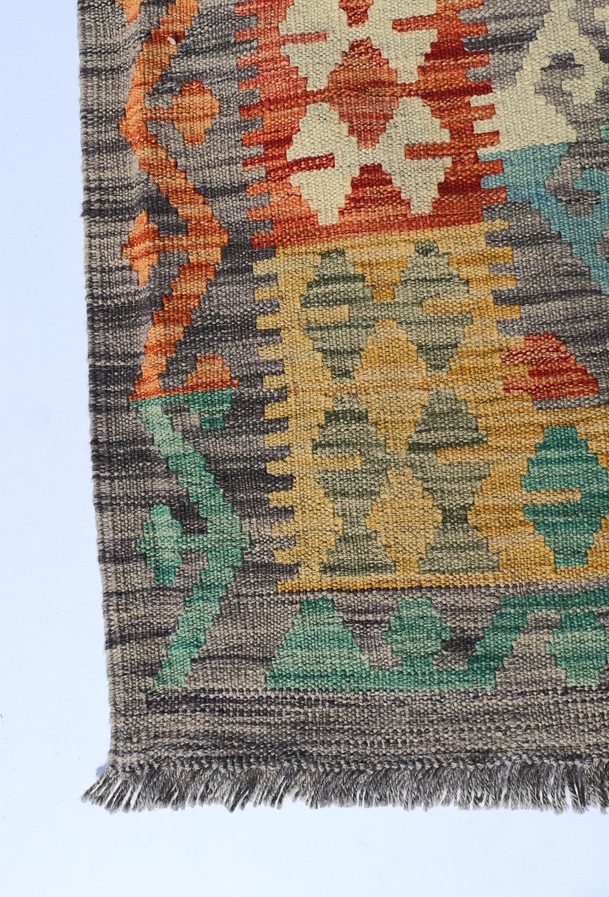 Alfombra Lana, Kelim Kashkuli 3.50 x 2.50 mts. 0033