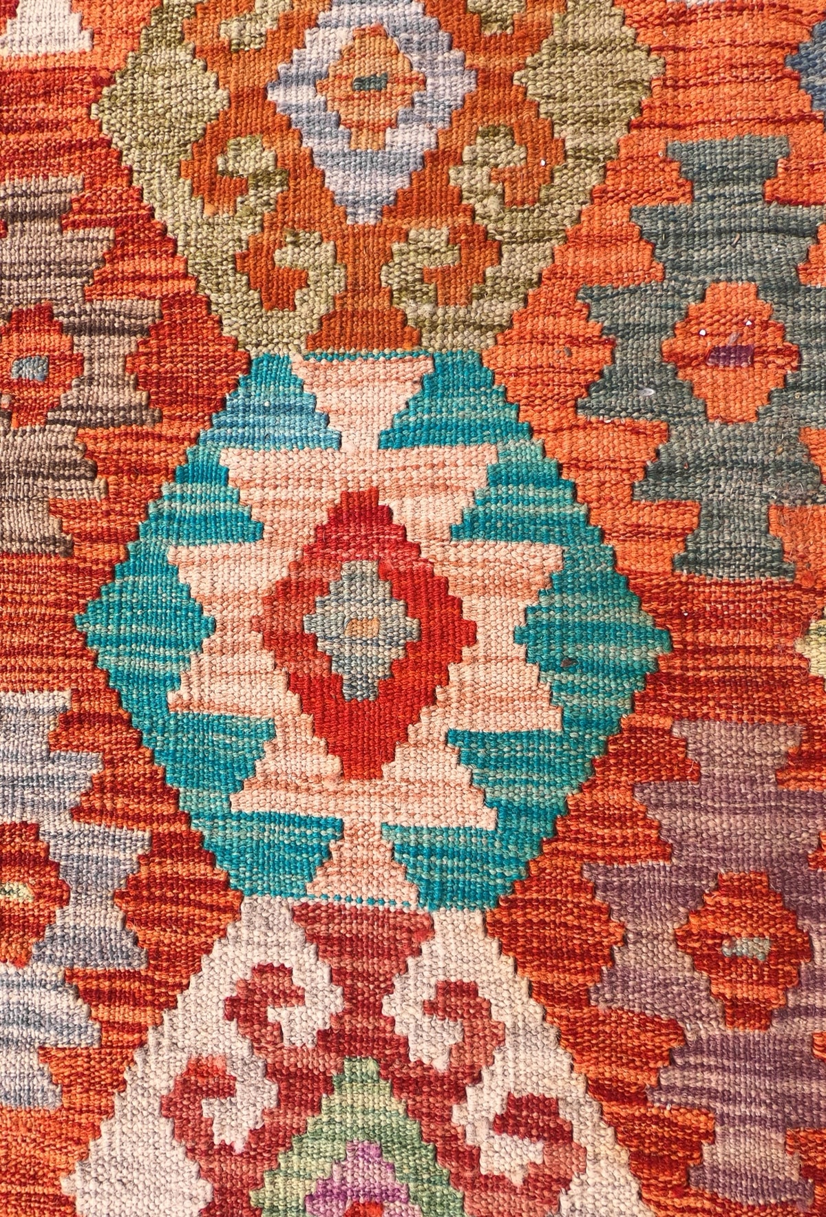 Alfombra Lana, Kelim Kashkuli 3.50 x 2.50 mts. 0006