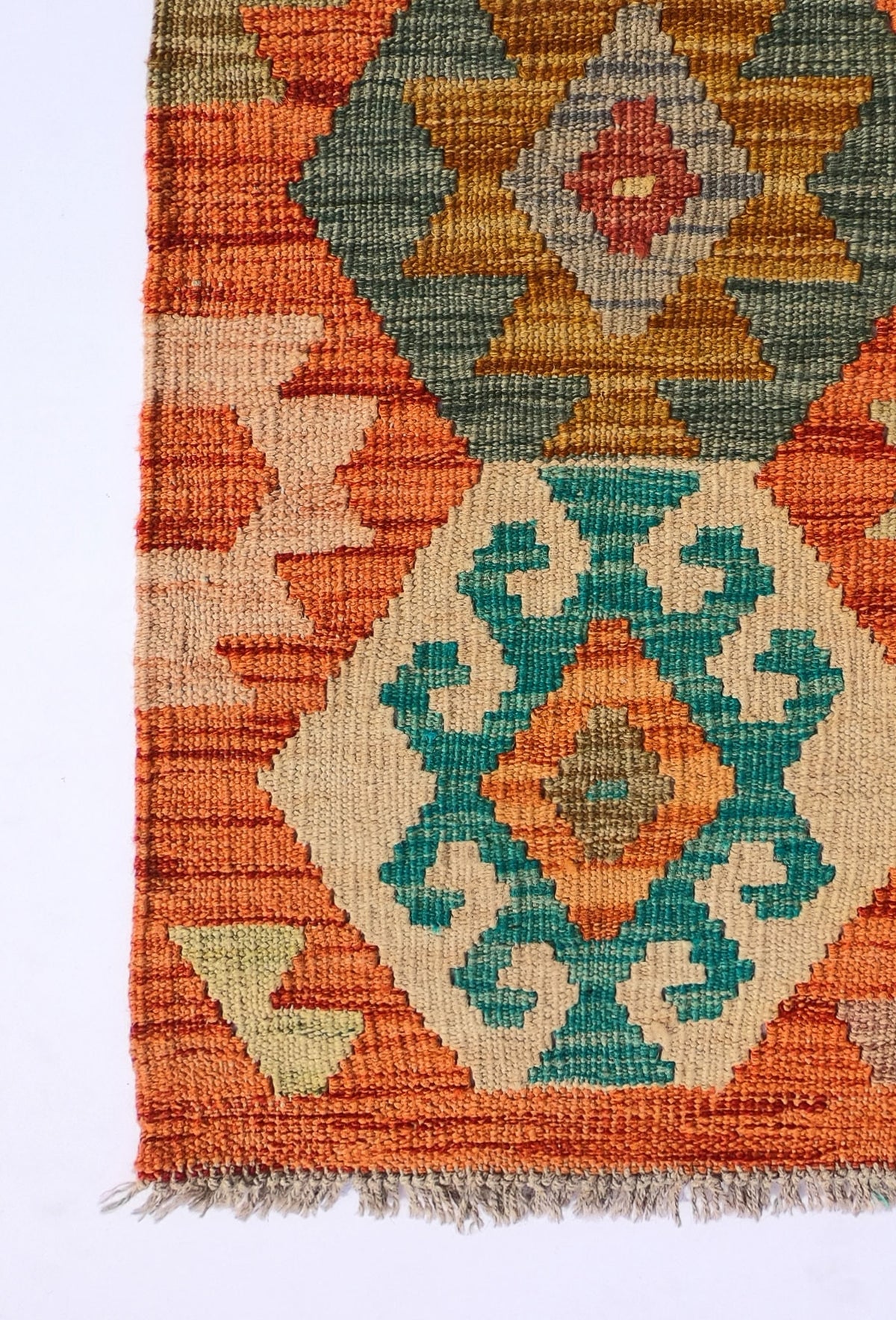 Alfombra Lana, Kelim Kashkuli 3.50 x 2.50 mts. 0006