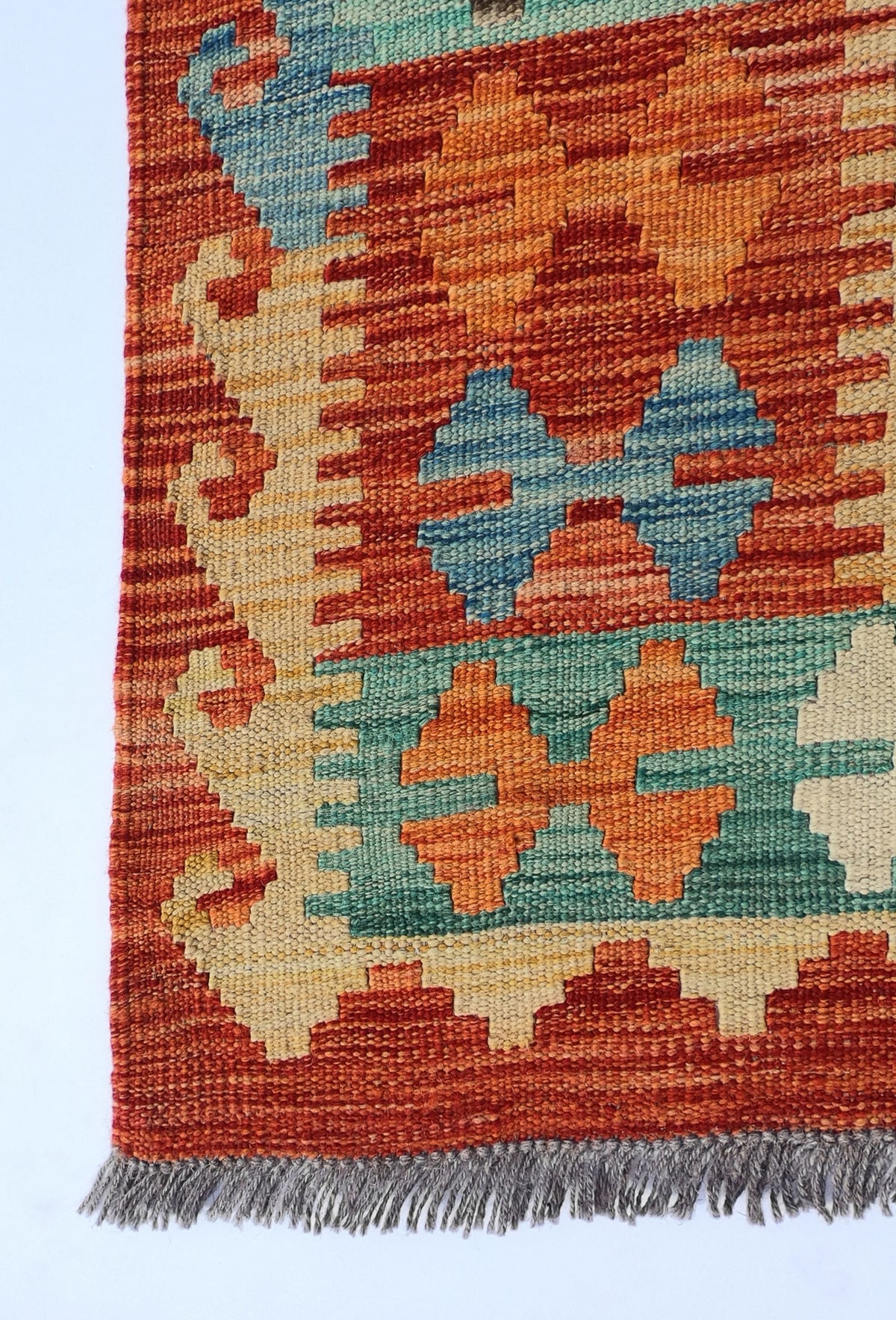 Alfombra Lana, Kelim Kashkuli 3.50 x 2.50 mts. 0008