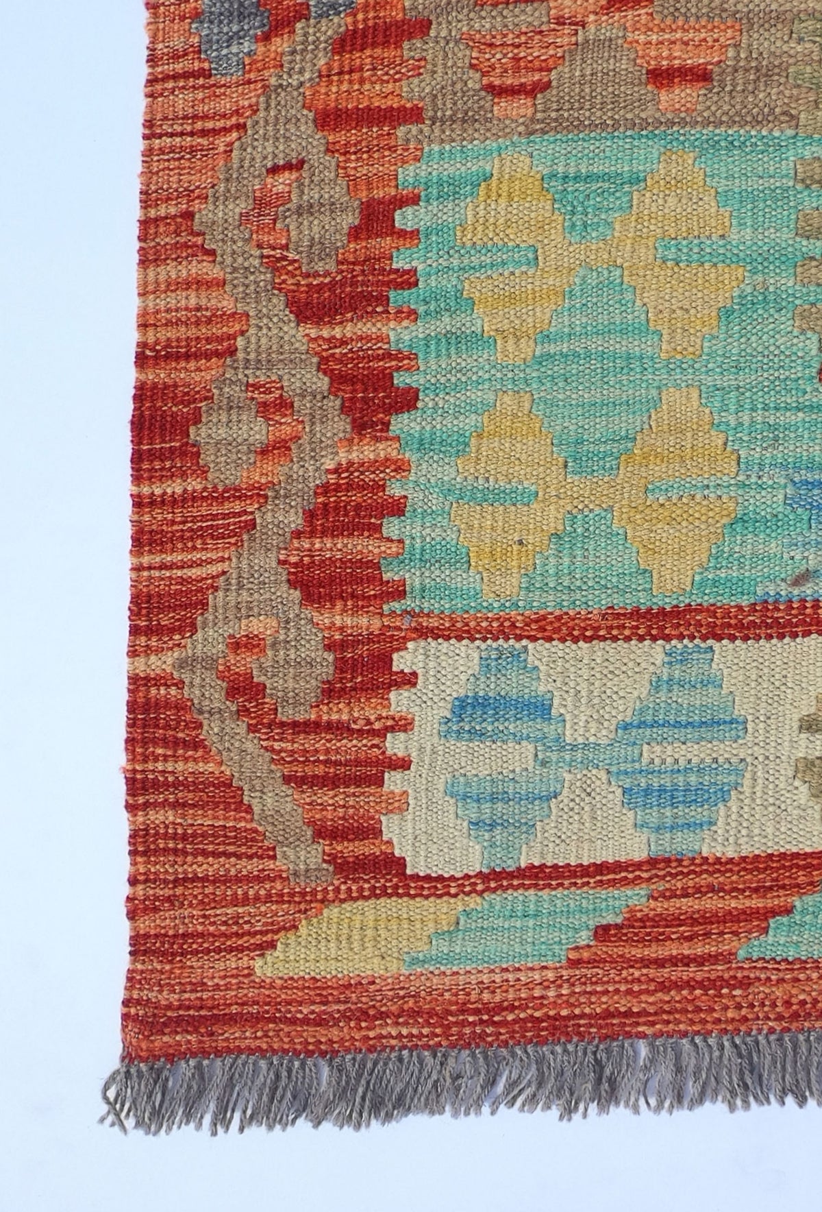 Alfombra Lana, Kelim Kashkuli 3.50 x 2.50 mts. 0053