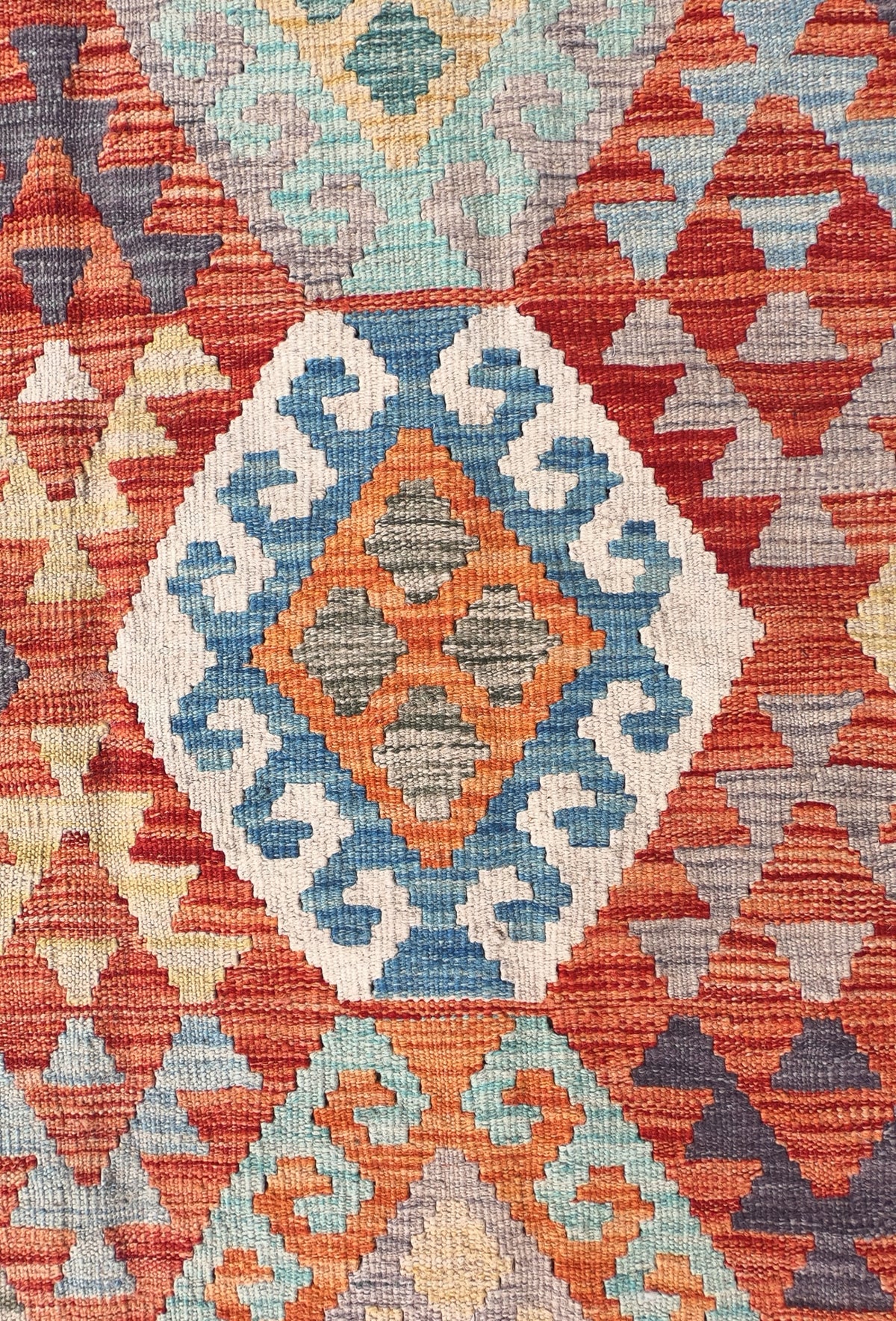 Alfombra Lana, Kelim Kashkuli 3.50 x 2.50 mts. 0069