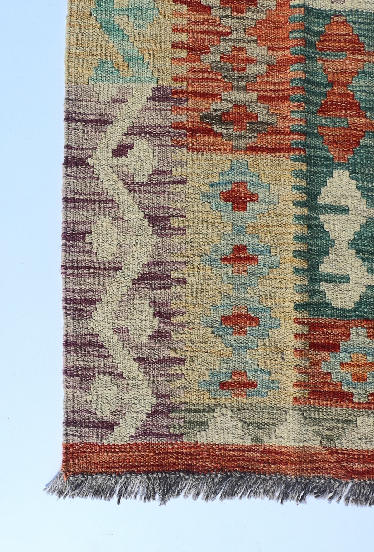 Alfombra Lana, Kelim Kashkuli 3.50 x 2.50 mts. 0070