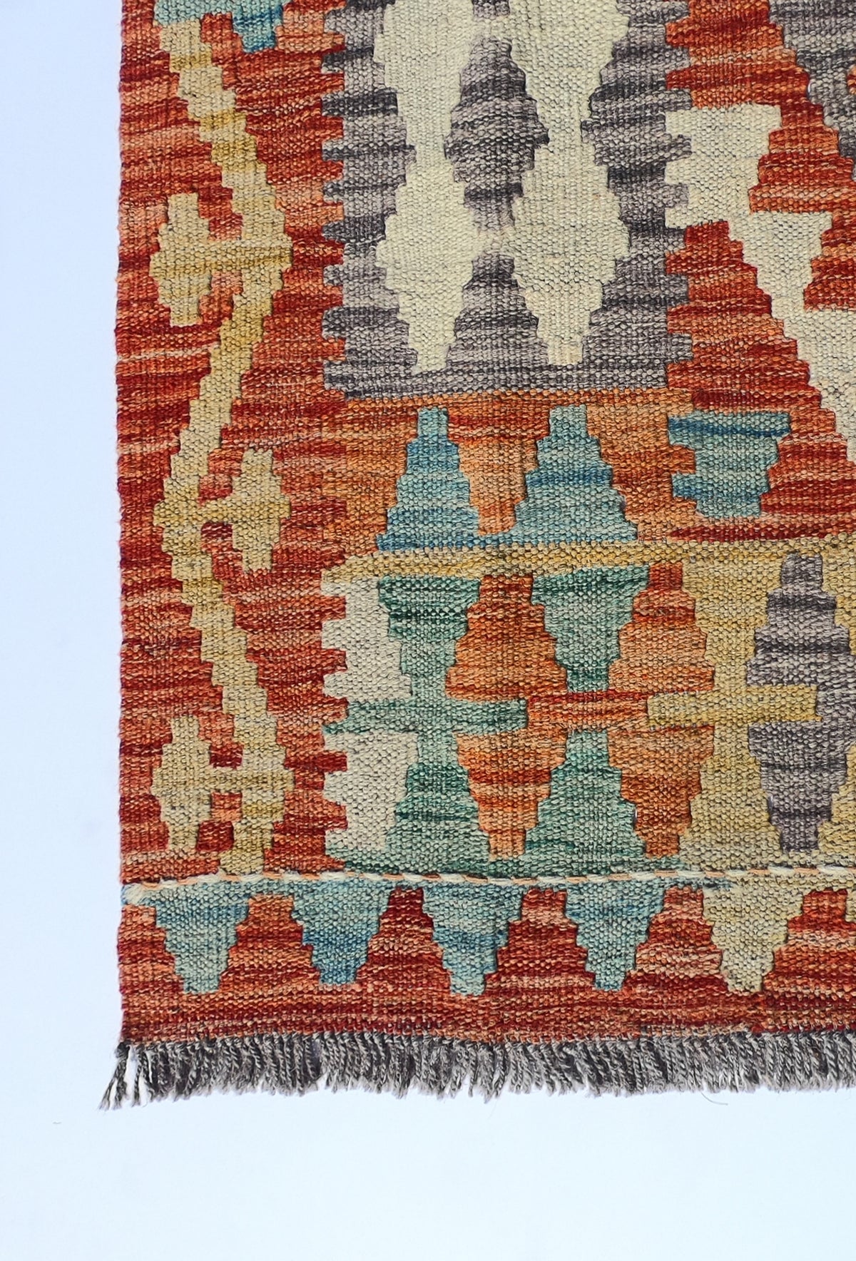 Alfombra Lana, Kelim Kashkuli 3.50 x 2.50 mts. 0071