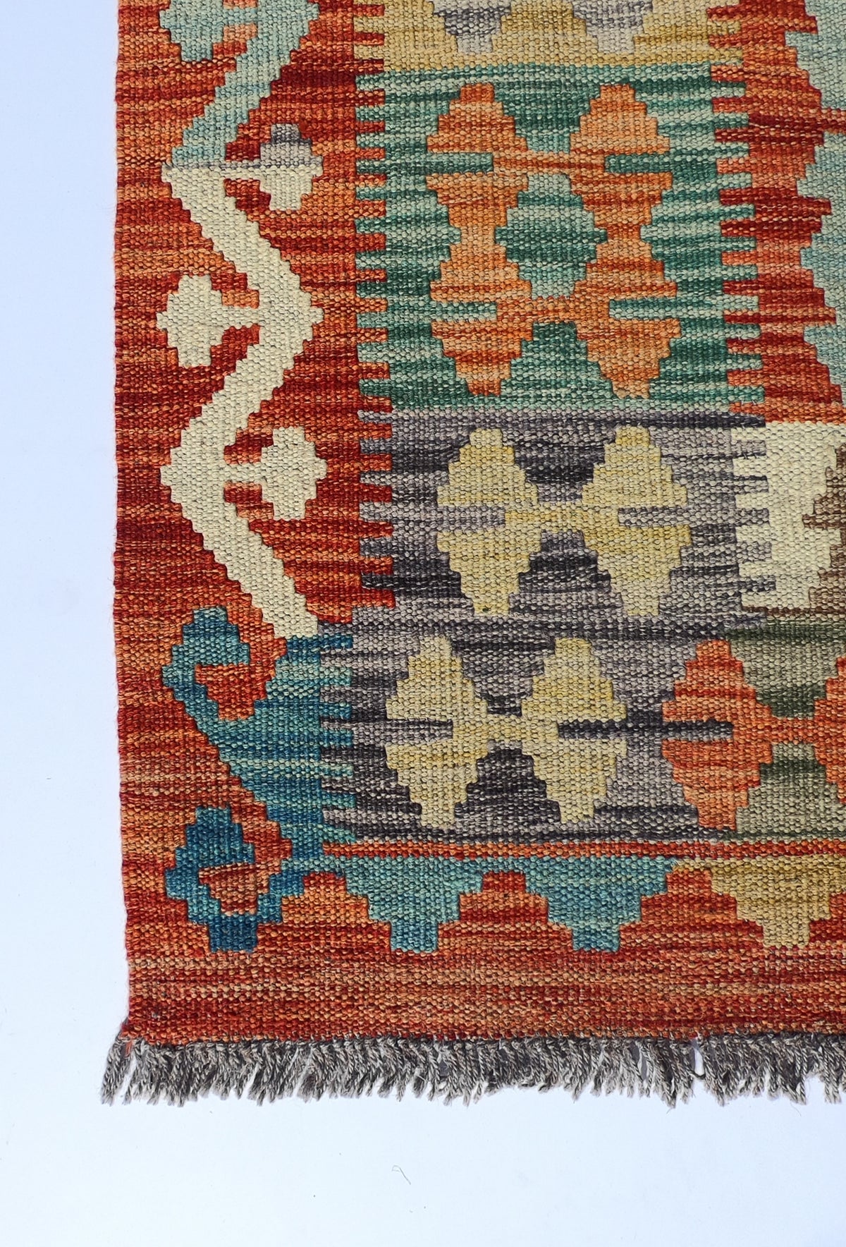 Alfombra Lana, Kelim Kashkuli 3.50 x 2.50 mts. 0075