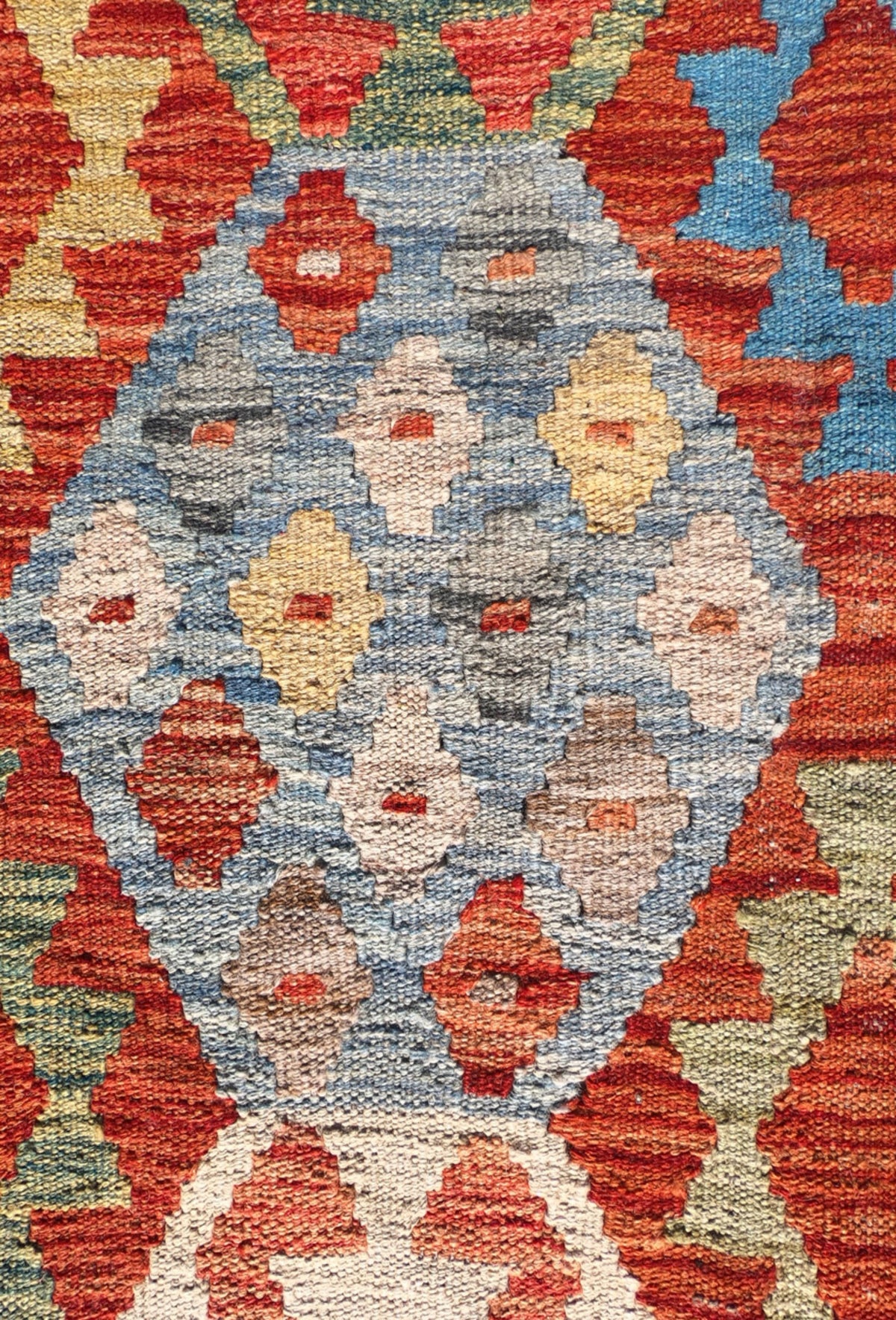 Alfombra lana, Kelim Kashkuli 3.50 x 2.60 mts. 023