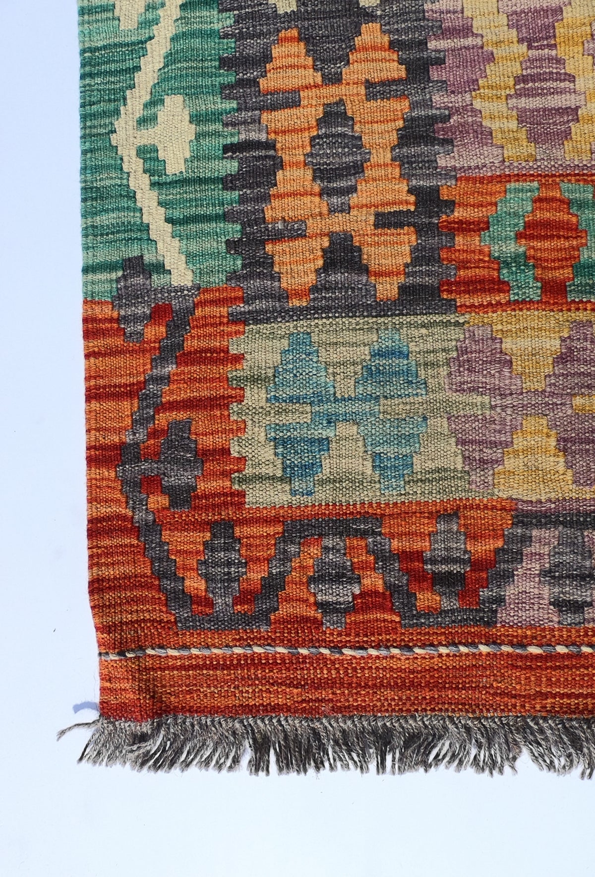 Alfombra Lana, Kelim Kashkuli 3.50 x 2.50 mts. 0031