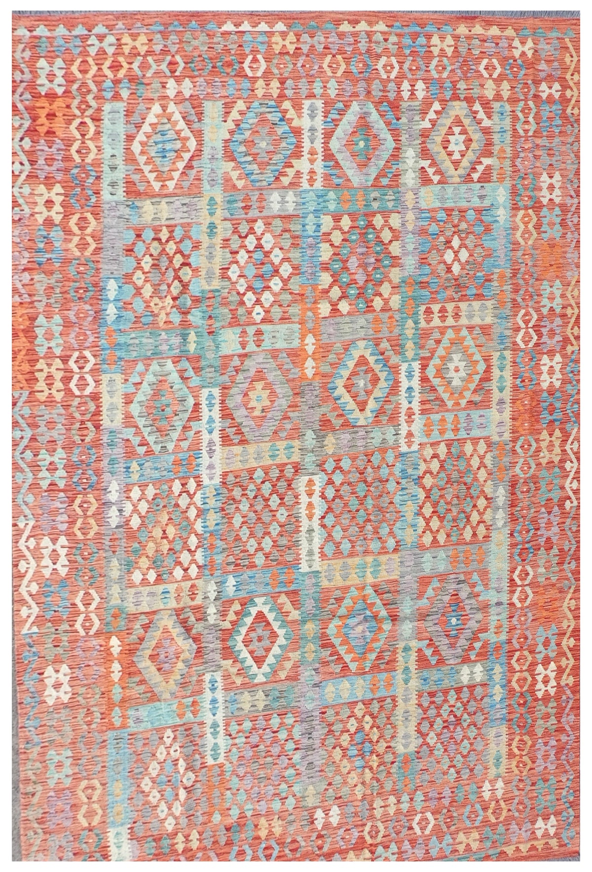 Alfombra Lana, Kelim Kashkuli 3.50 x 2.60 mts. 0032