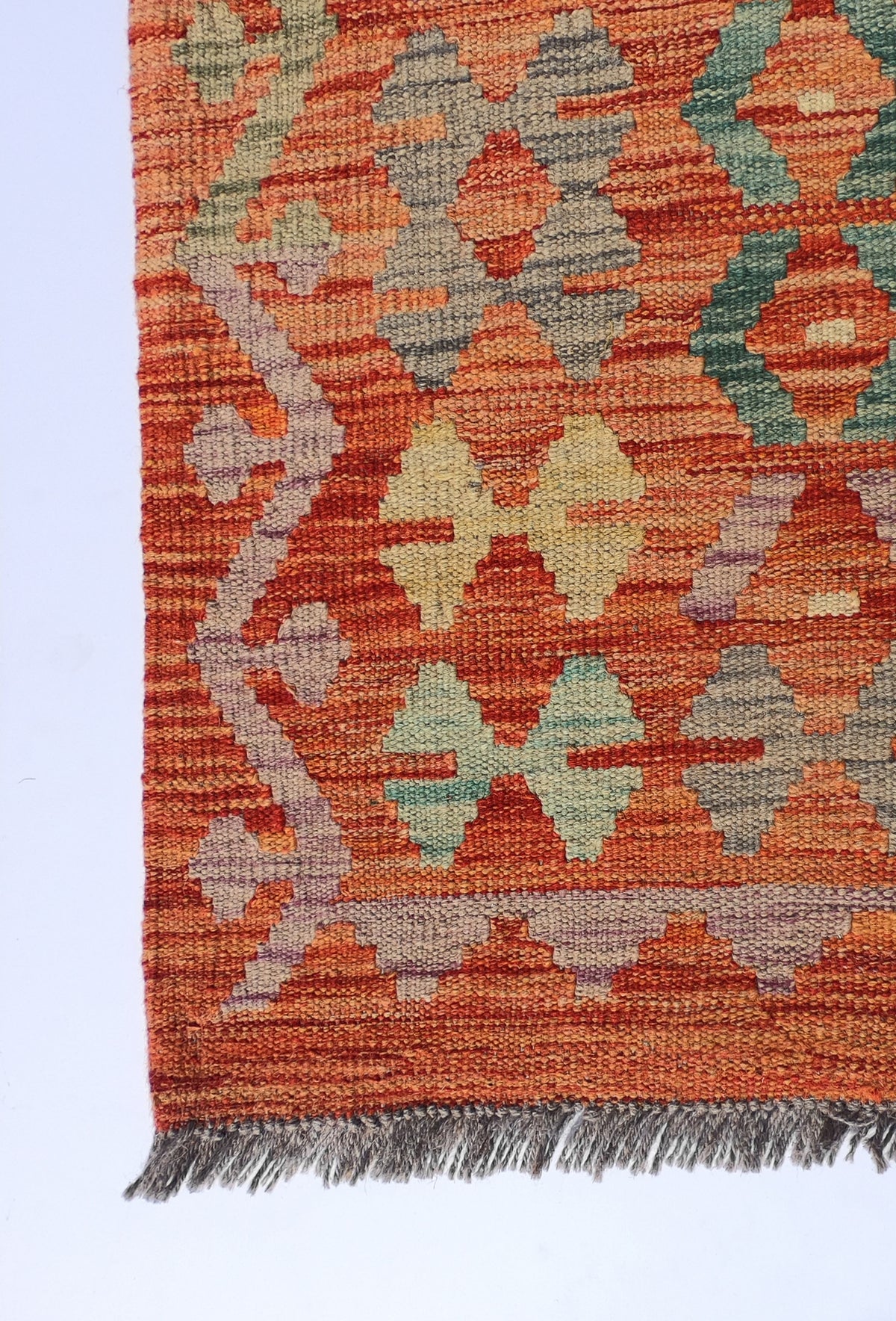 Alfombra Lana, Kelim Kashkuli 3.50 x 2.60 mts. 0032