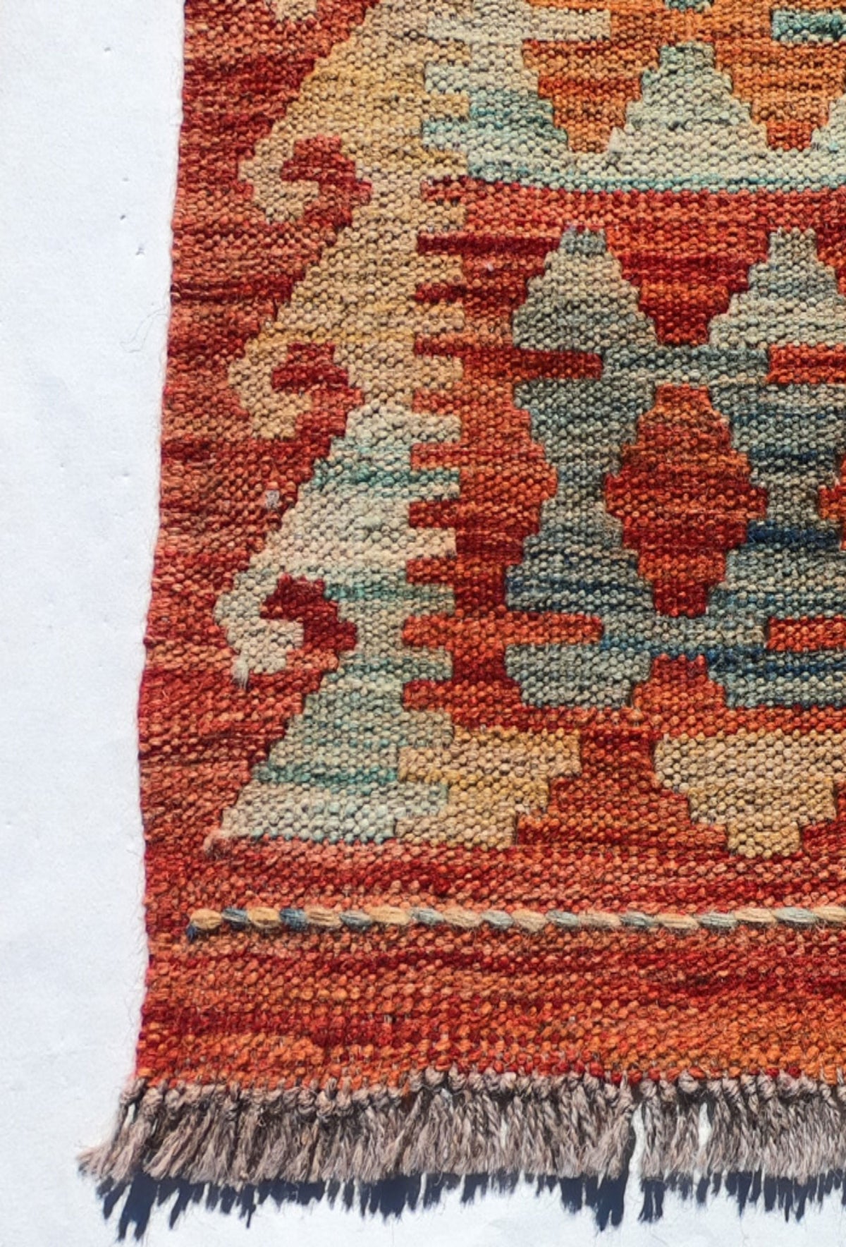 Alfombra lana, Kelim Kashkuli 3.50 x 2.70 mts. 004
