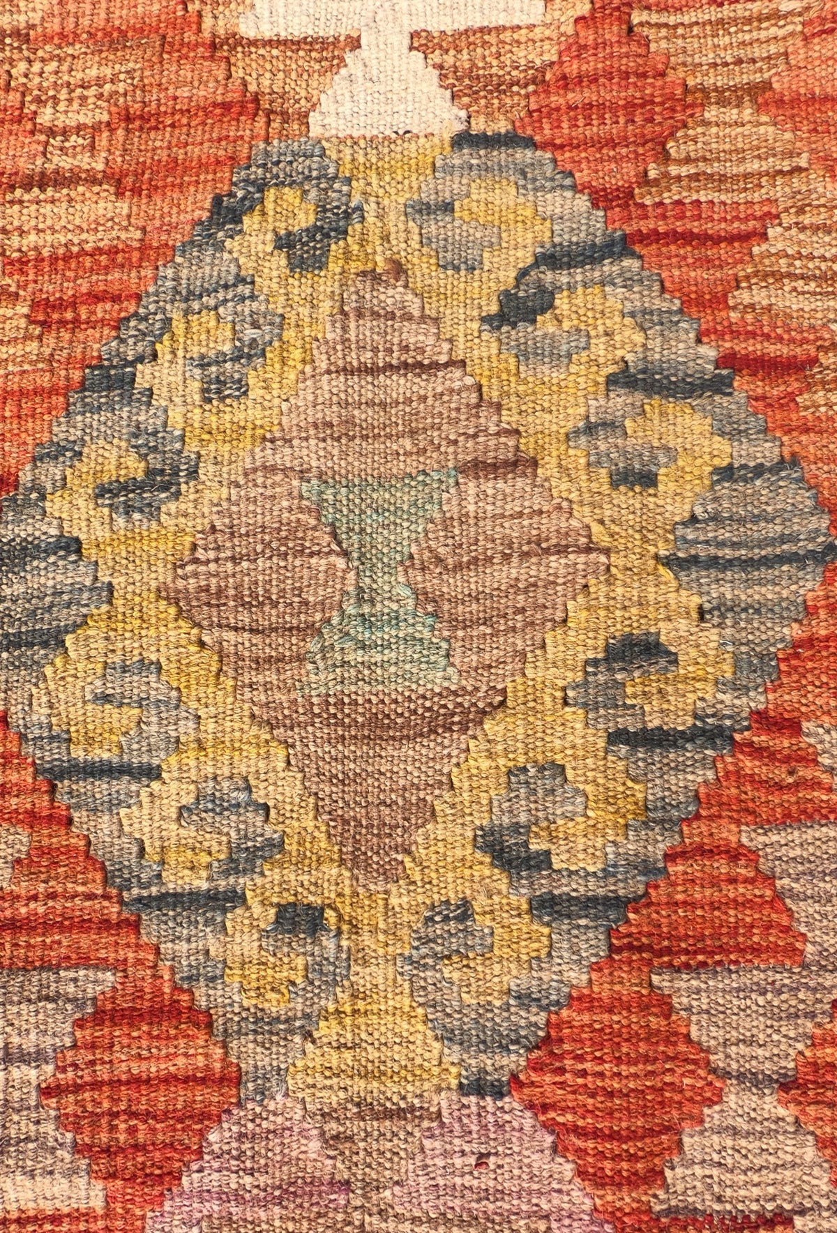 Alfombra Lana, Kelim Kashkuli 3.50 x 2.50 mts. 0013