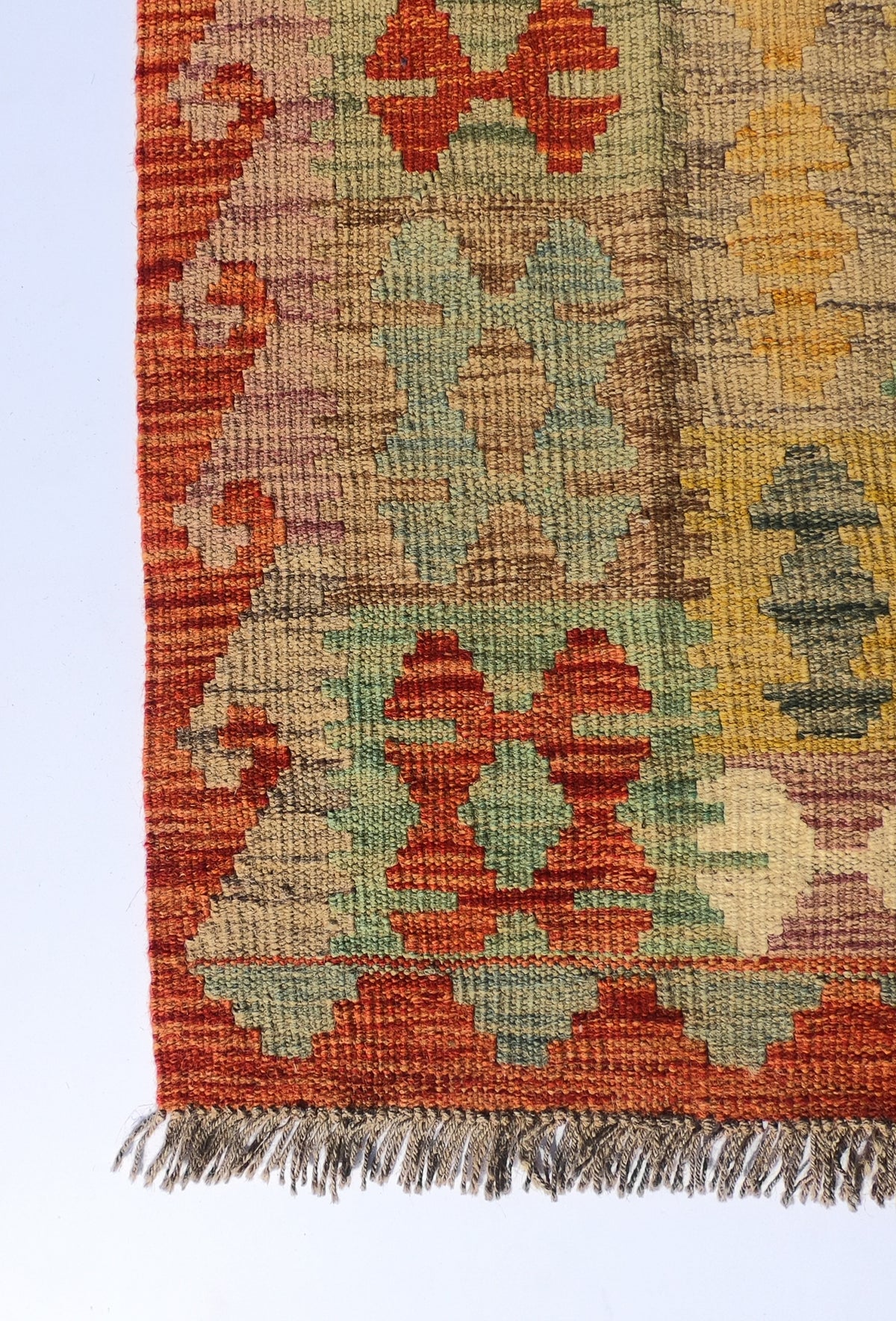 Alfombra Lana, Kelim Kashkuli 3.50 x 2.50 mts. 0013