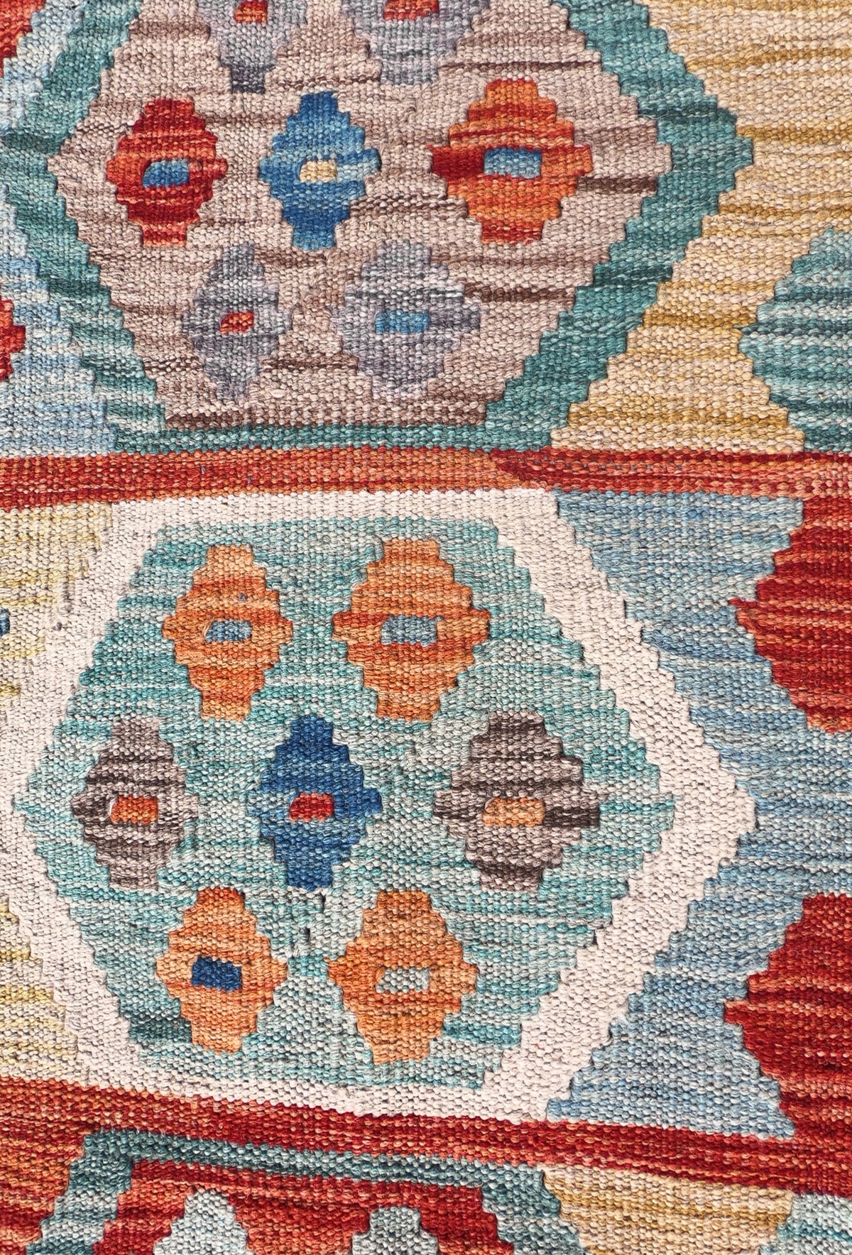 Alfombra Lana, Kelim Kashkuli 3.50 x 2.50 mts. 0001