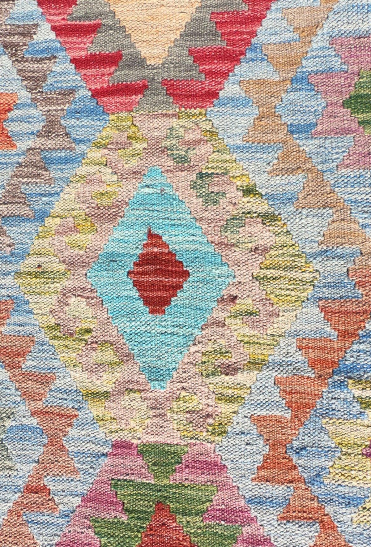 Alfombra lana, Kelim Kashkuli 4.10 x 3.00 mts. 001