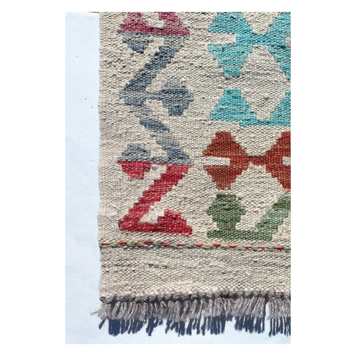 Alfombra lana, Kelim Kashkuli 4.10 x 3.00 mts. 001