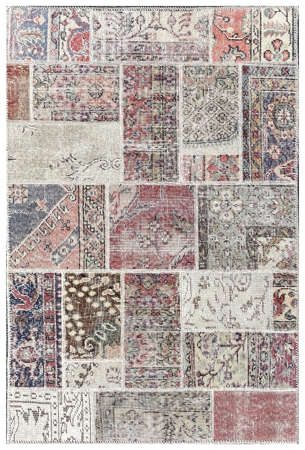 Alfombra Lana, Patchwork Estambul 1.50 x 1.00 mts. 0044