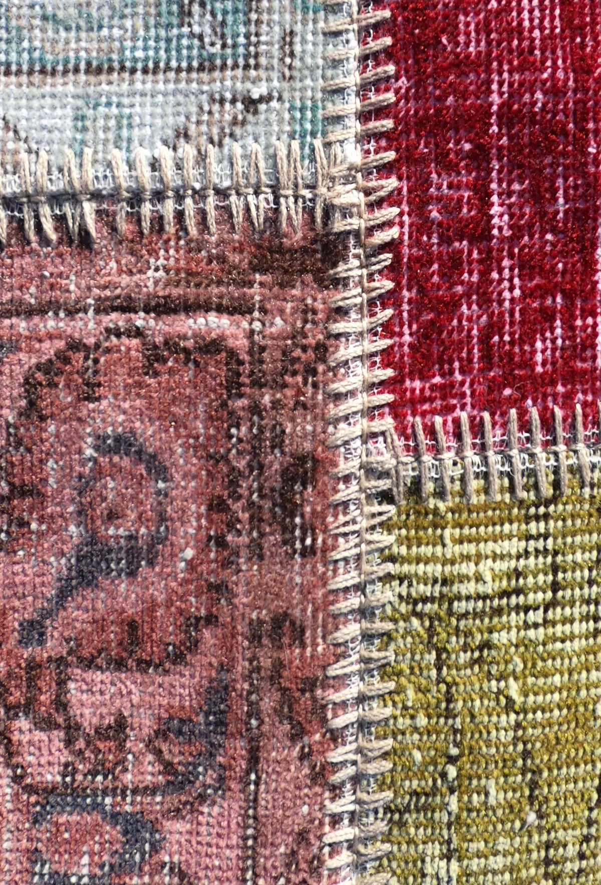 Alfombra lana Patchwork Turco, 1.50 x 1.00 mts. 001