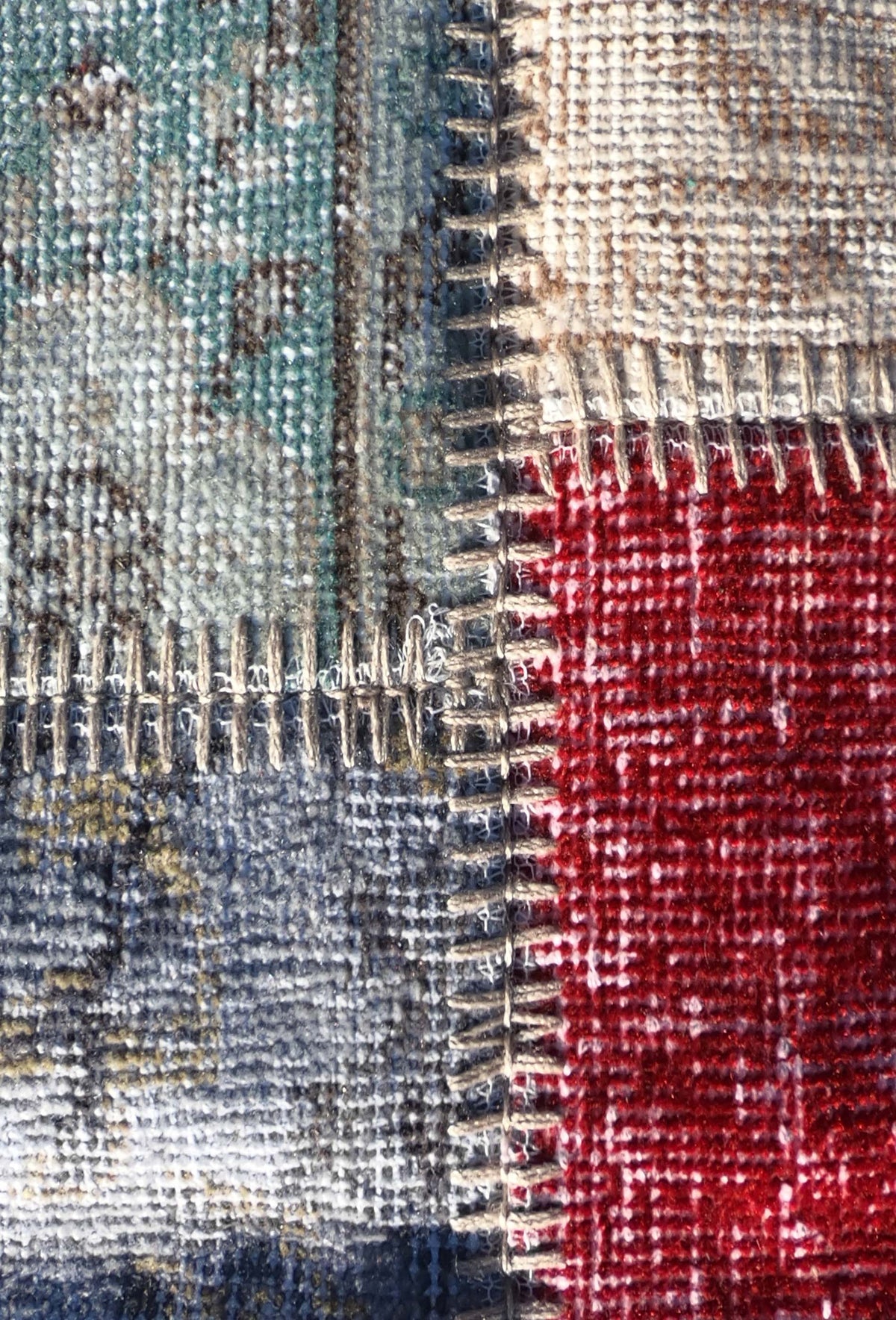 Alfombra lana Patchwork Turco, 1.50 x 1.00 mts. 005