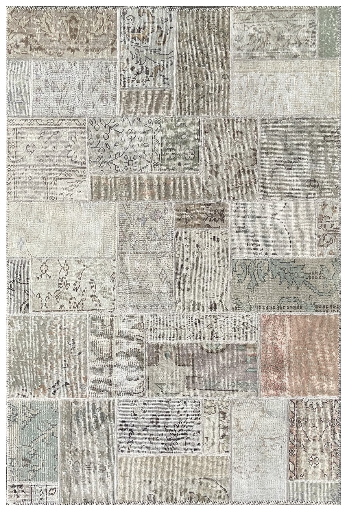 Alfombra Lana, Patchwork Estambul 2.00 x 0.60 mts. 0038
