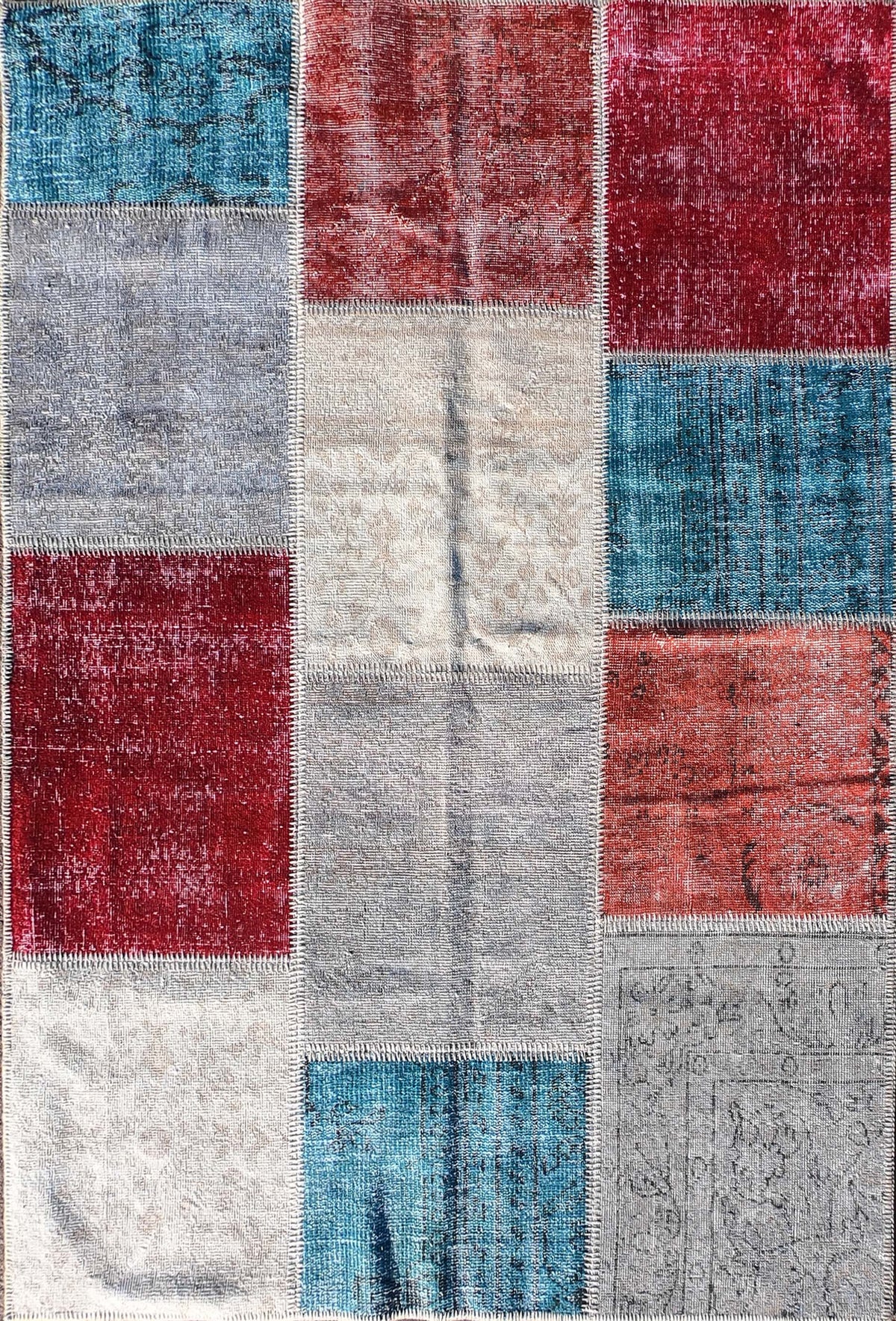 Alfombra lana Patchwork Turco, 2.00 x 1.50 mts. 010