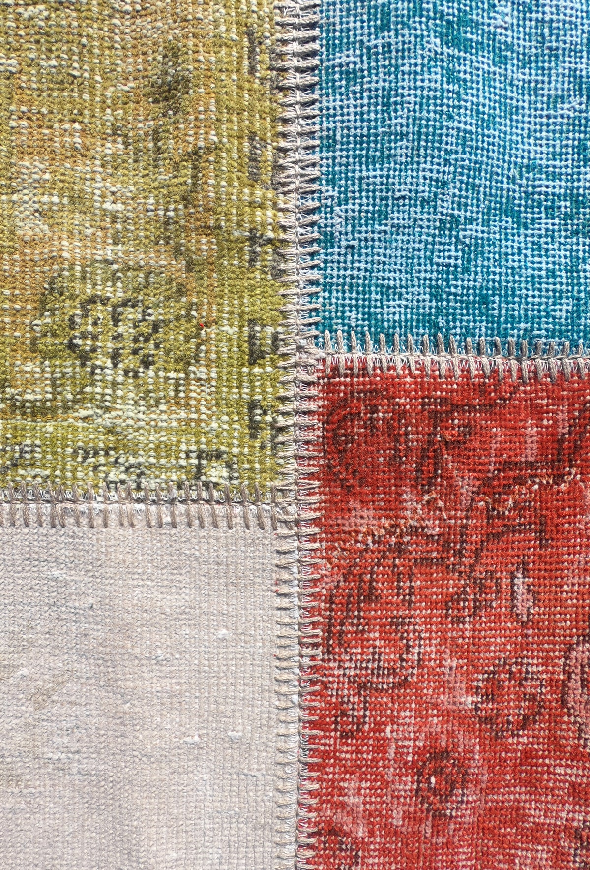 Alfombra lana Patchwork Turco, 2.00 x 1.50 mts. 014