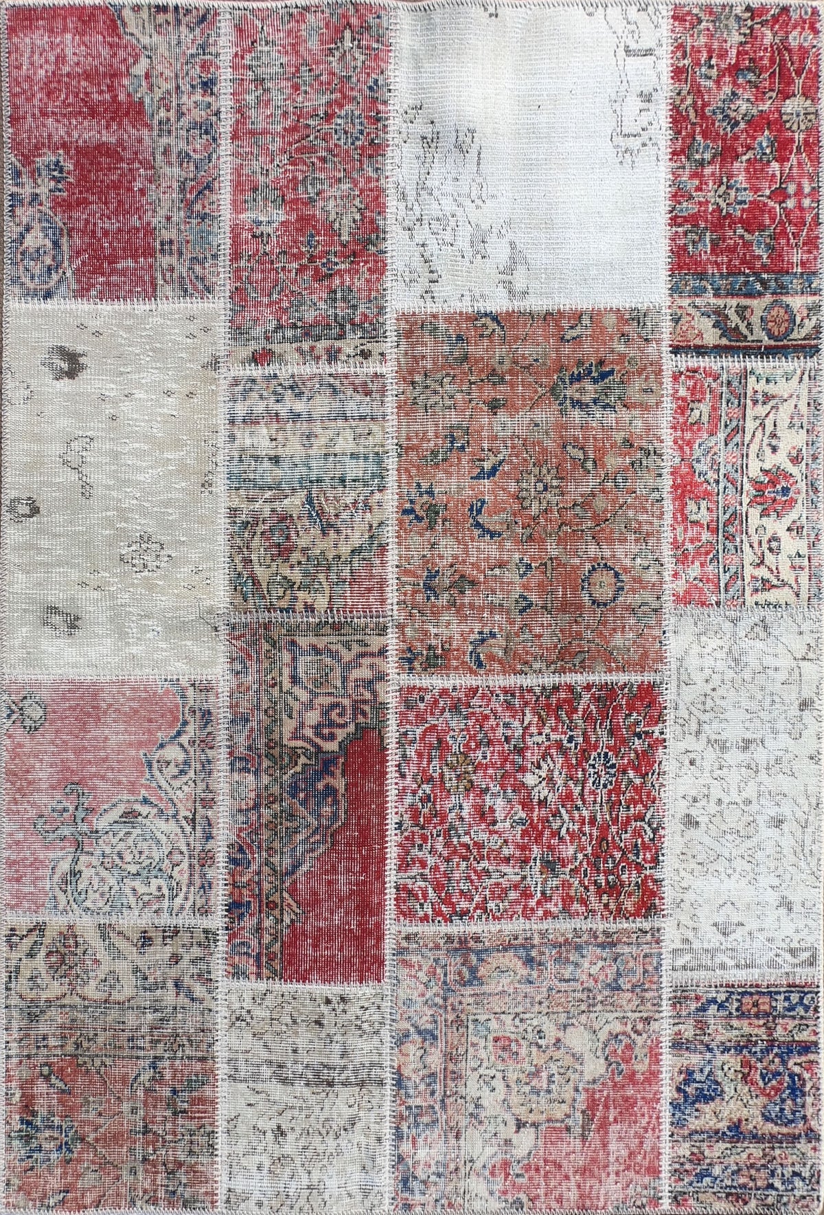 Alfombra lana, Patchwork Vintage 2.00 x 1.50 mts. 028