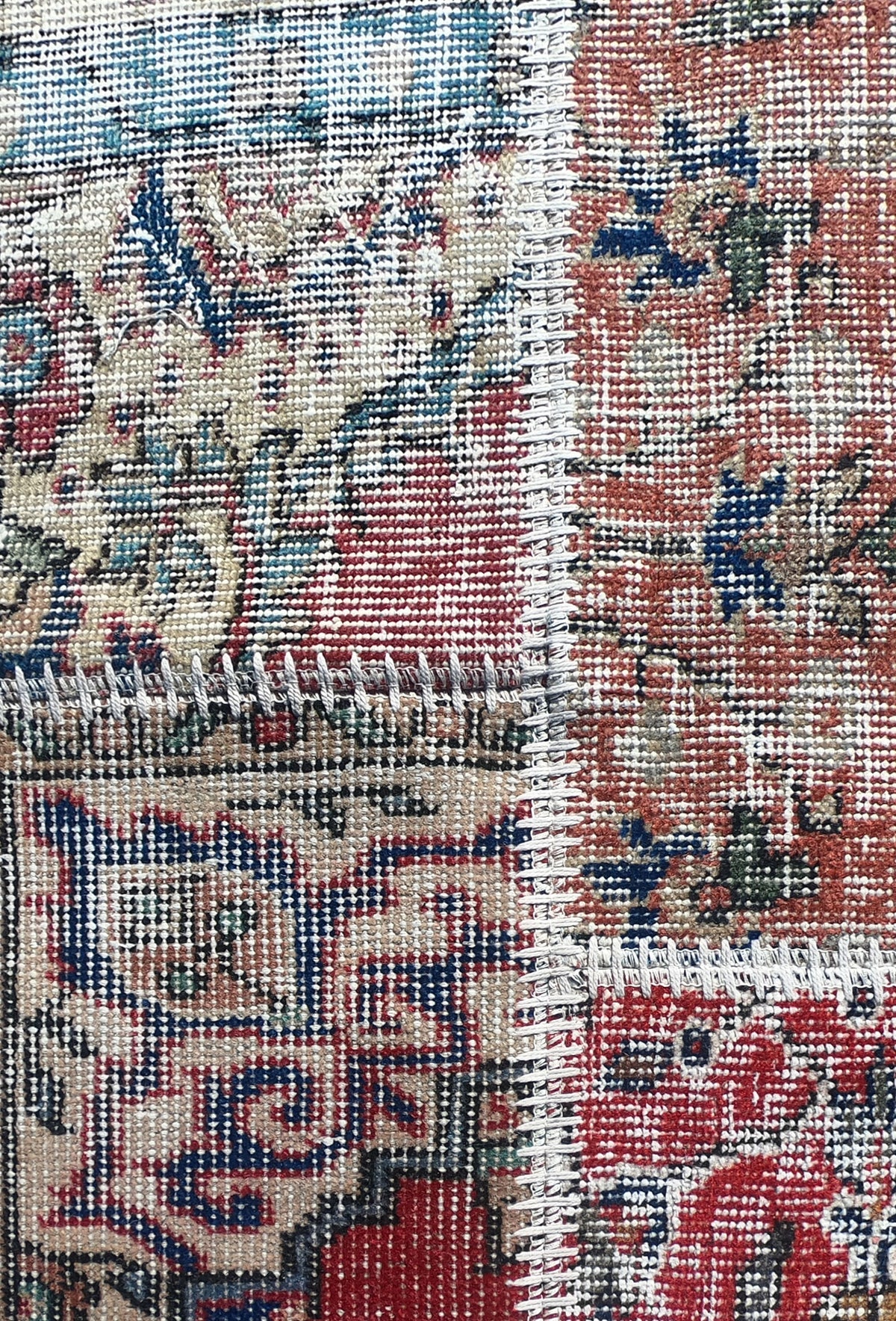 Alfombra lana, Patchwork Vintage 2.00 x 1.50 mts. 028