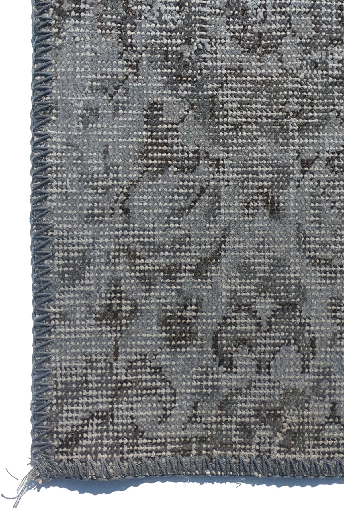 Textura de lana natural en alfombra turca hecha a mano, estilo vintage