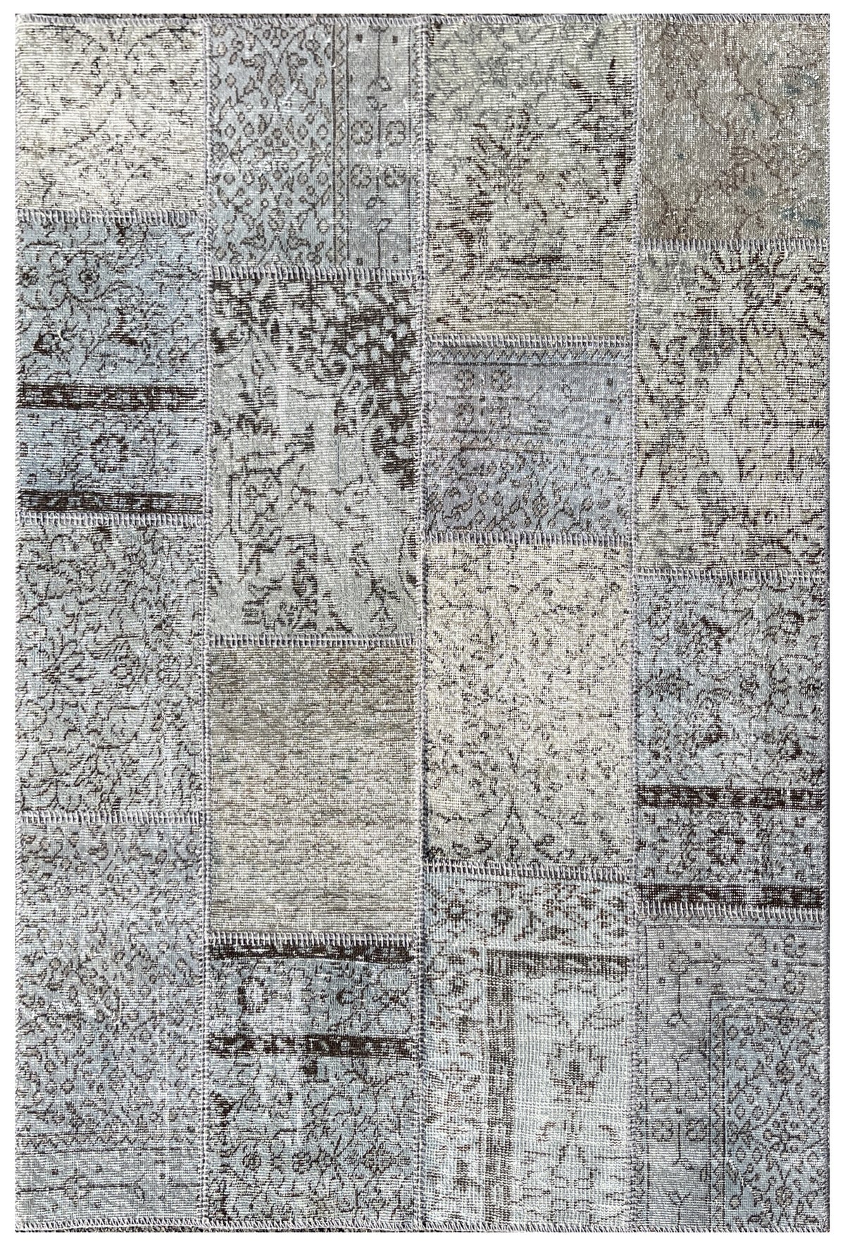 Alfombra Lana, Patchwork Vintage 1.80 x 1.20 mts. 0045