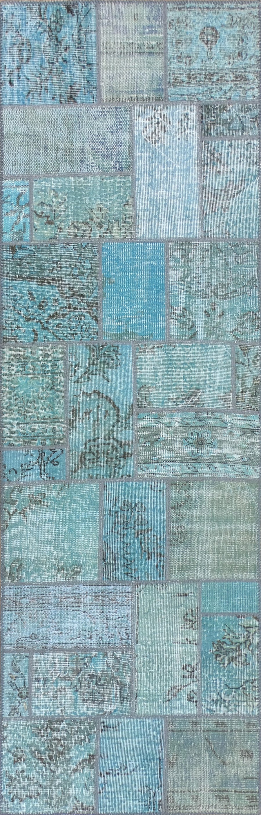Alfombra persa vintage de lana, patchwork turco hecho a mano - Consorcio Persa