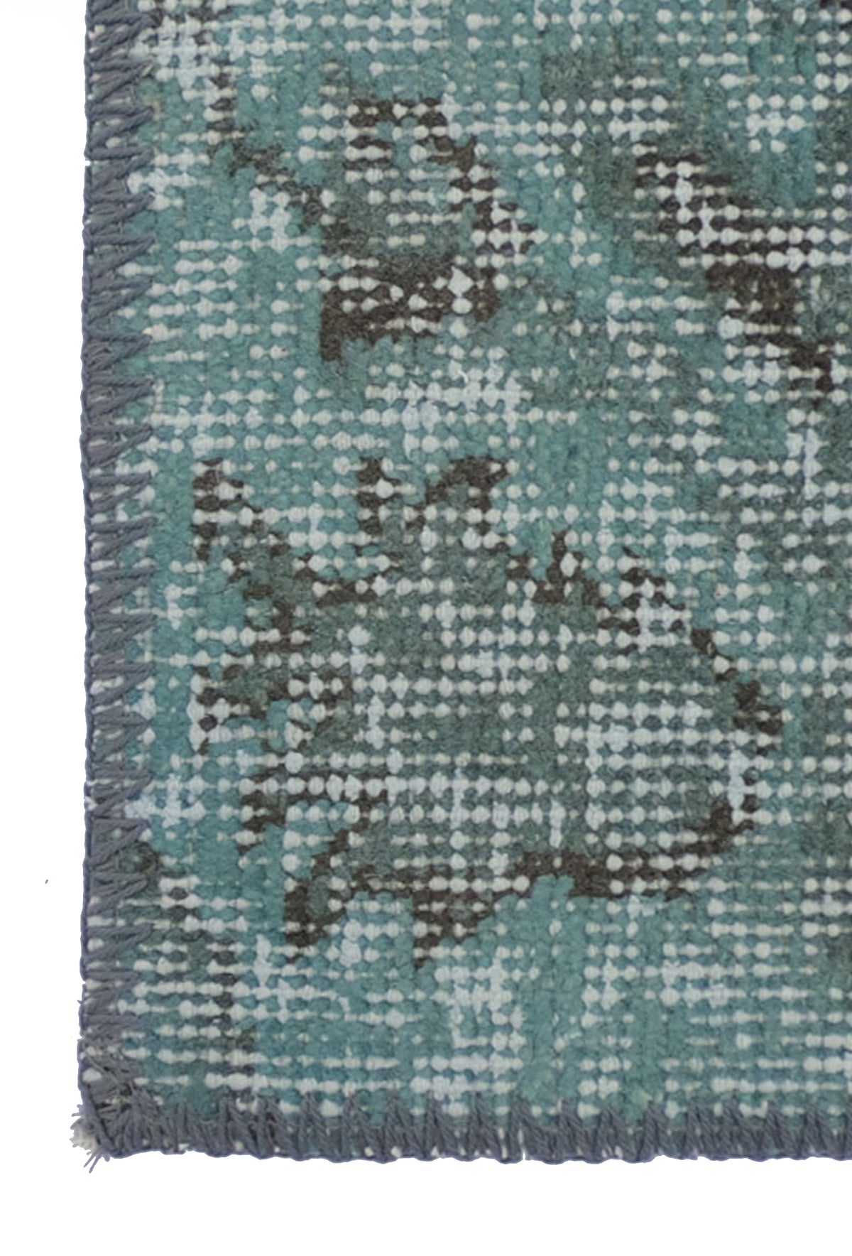 Textura de lana natural tejida a mano en alfombra vintage importada