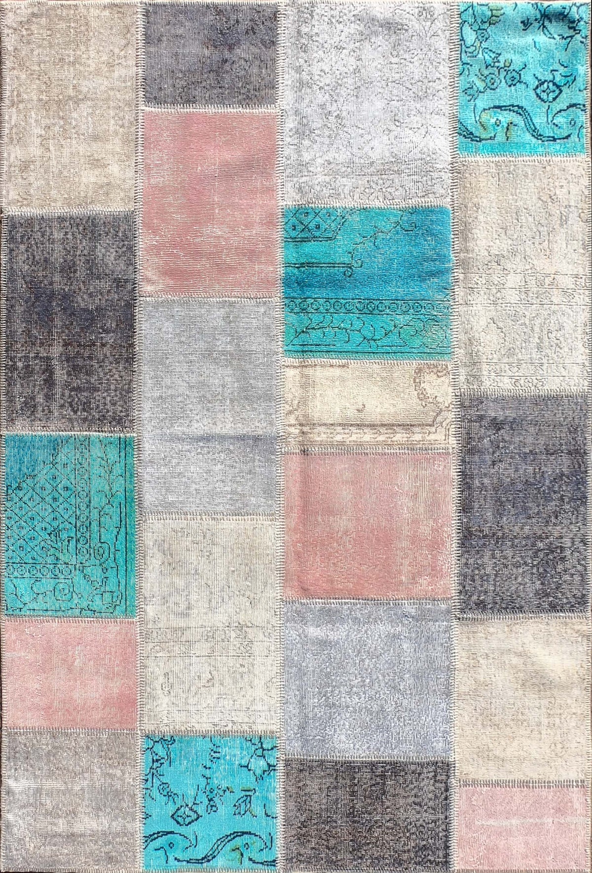 Alfombra lana Patchwork Turco, 2.40 x 1.70 mts. 017