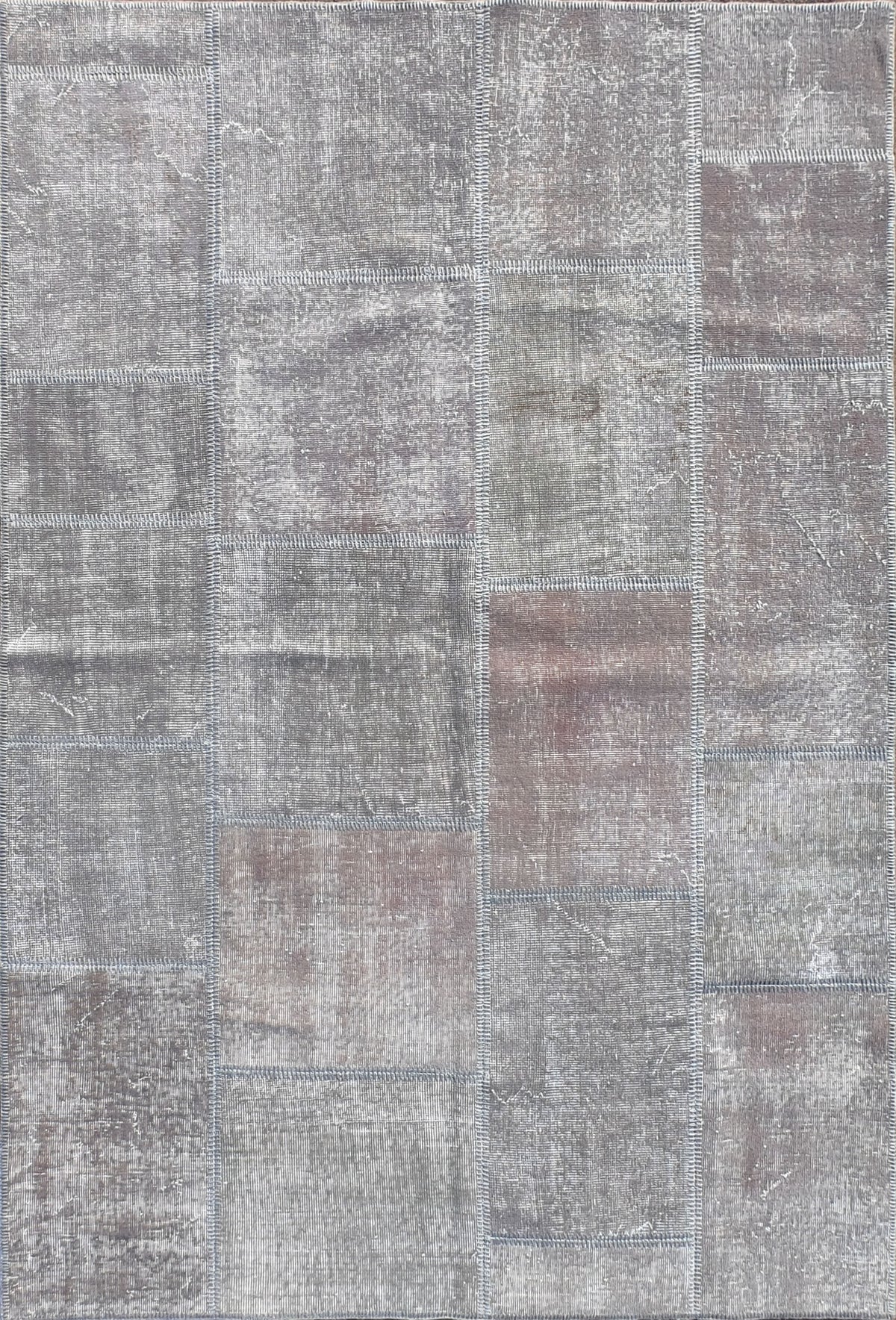 Alfombra persa vintage de lana hecha a mano, estilo patchwork - Consorcio Persa