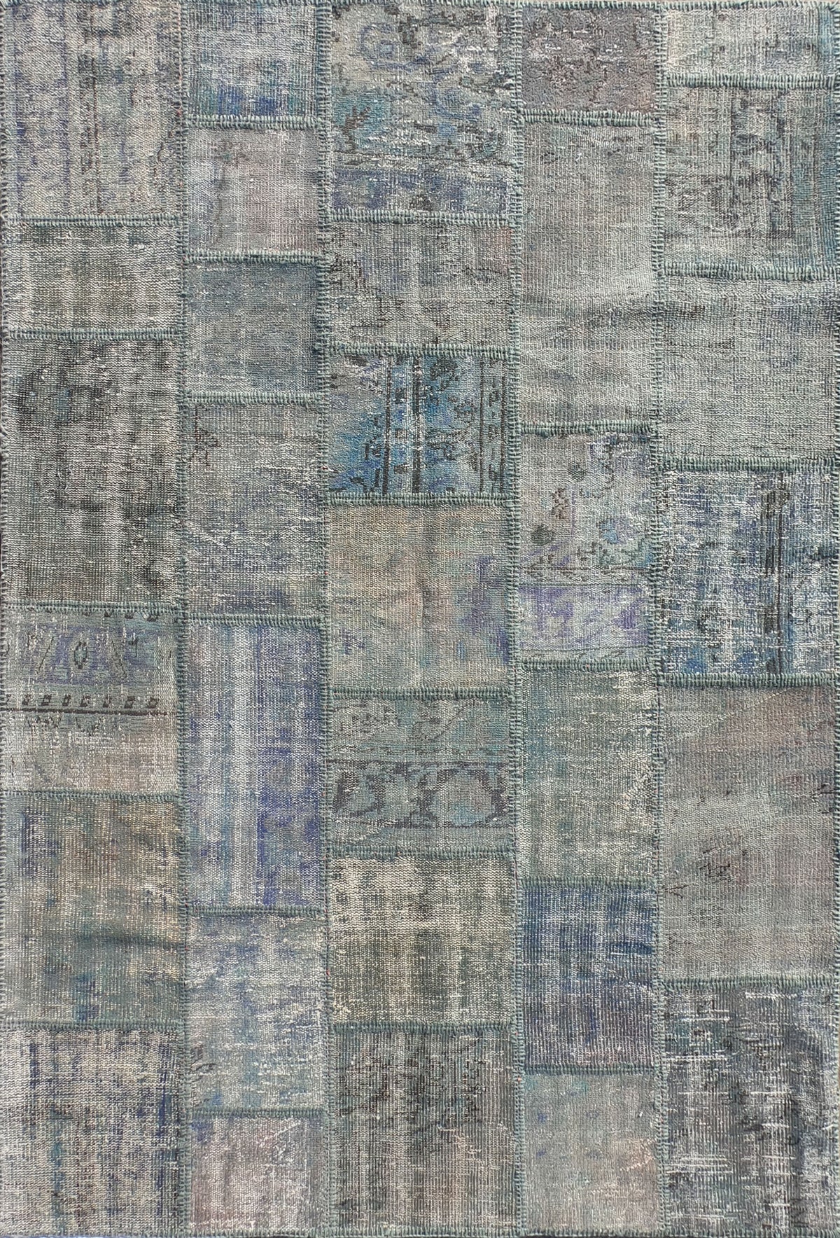 Alfombra lana, Patchwork Vintage 2.40 x 1.80 mts. 005