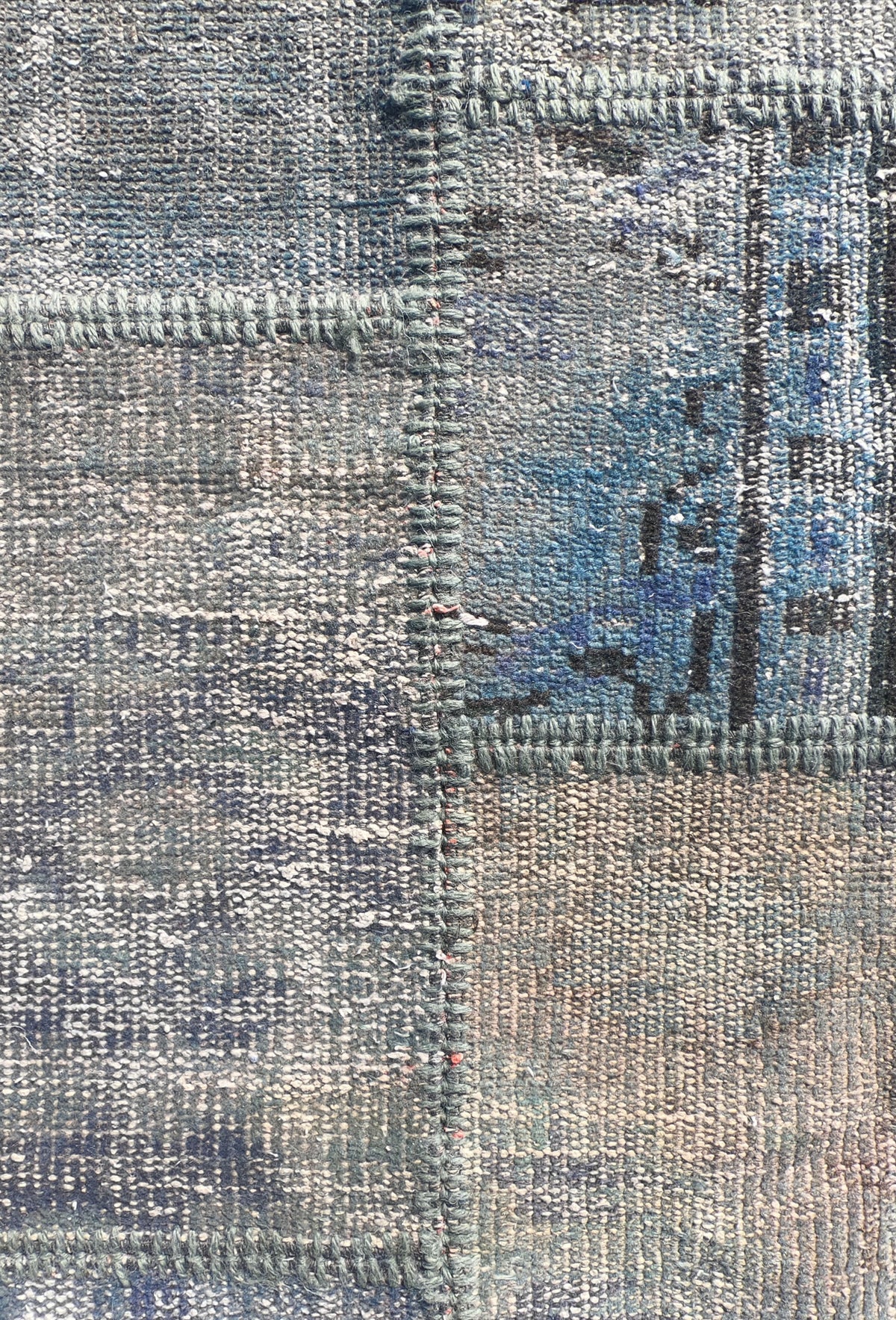 Alfombra lana, Patchwork Vintage 2.40 x 1.80 mts. 005