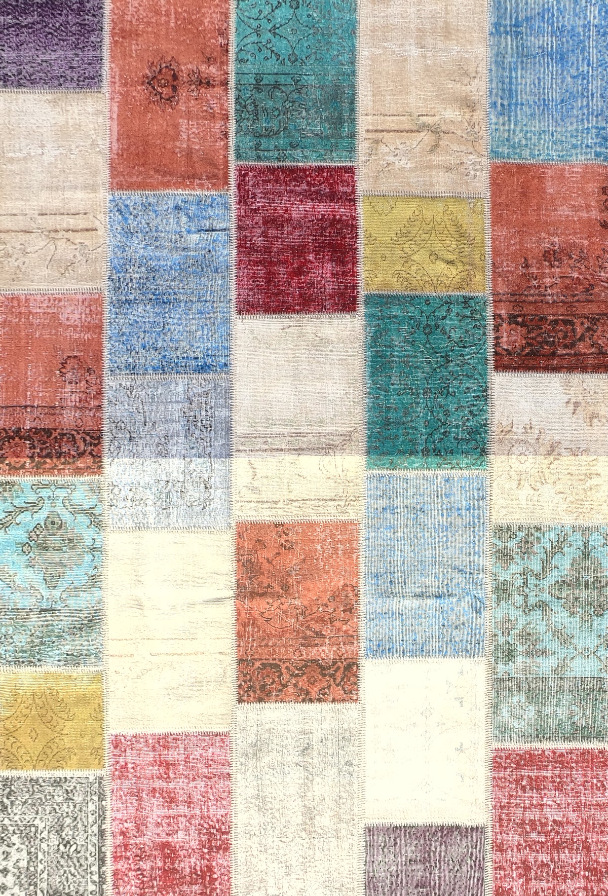 Alfombra lana Patchwork Turco, 3.00 x 2.00 mts. 021