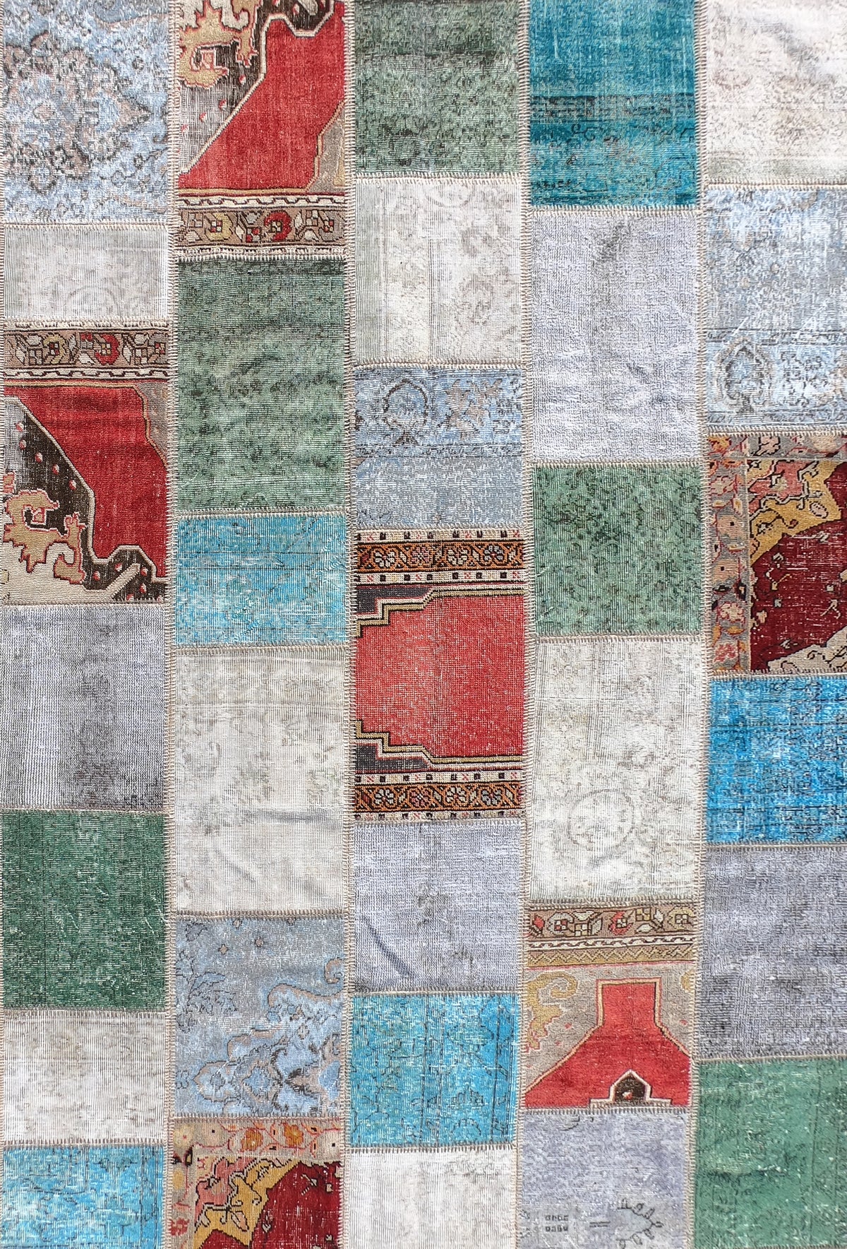 Alfombra lana Patchwork Turco, 3.00 x 2.00 mts. 026