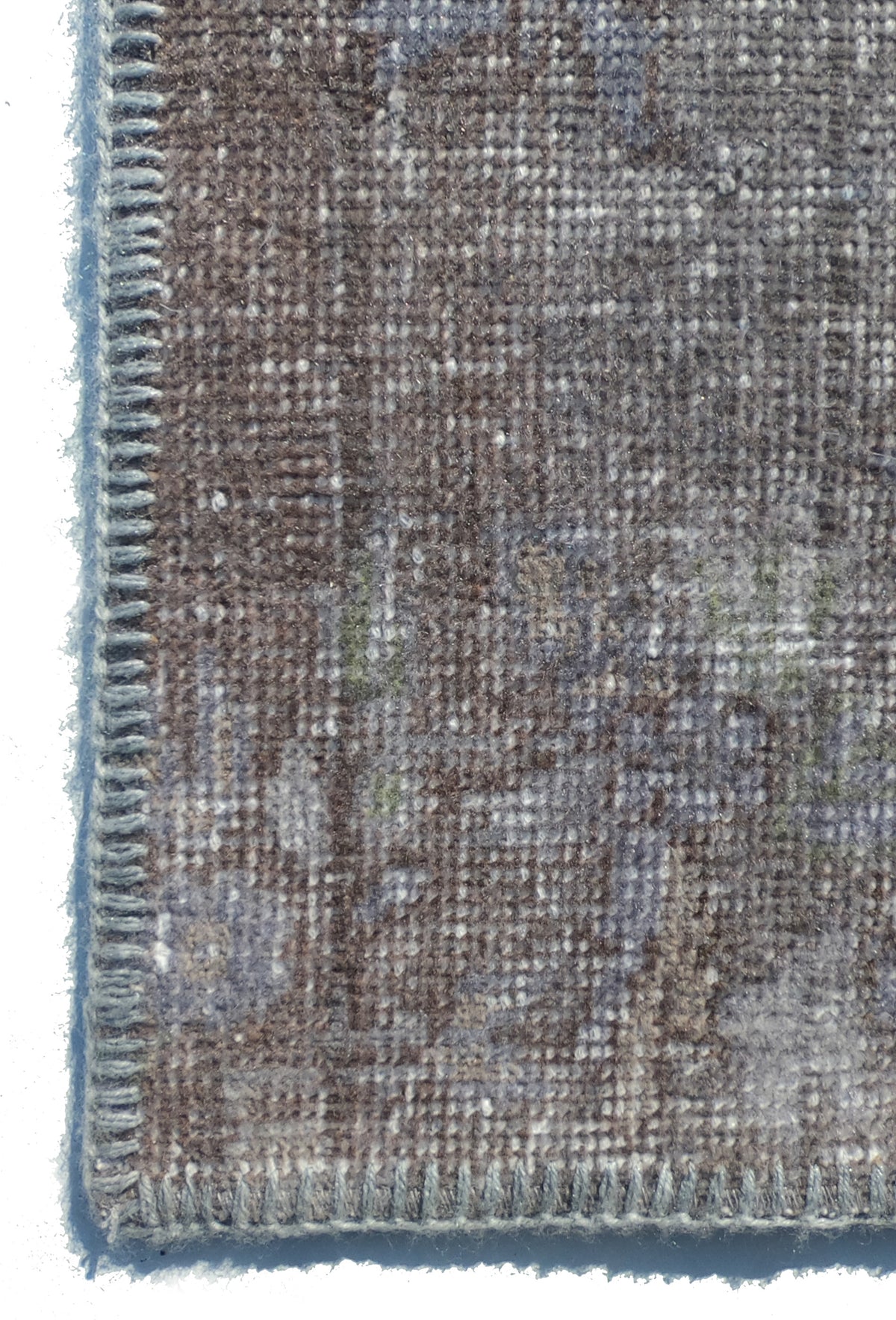 Textura de lana natural en alfombra persa hecha a mano