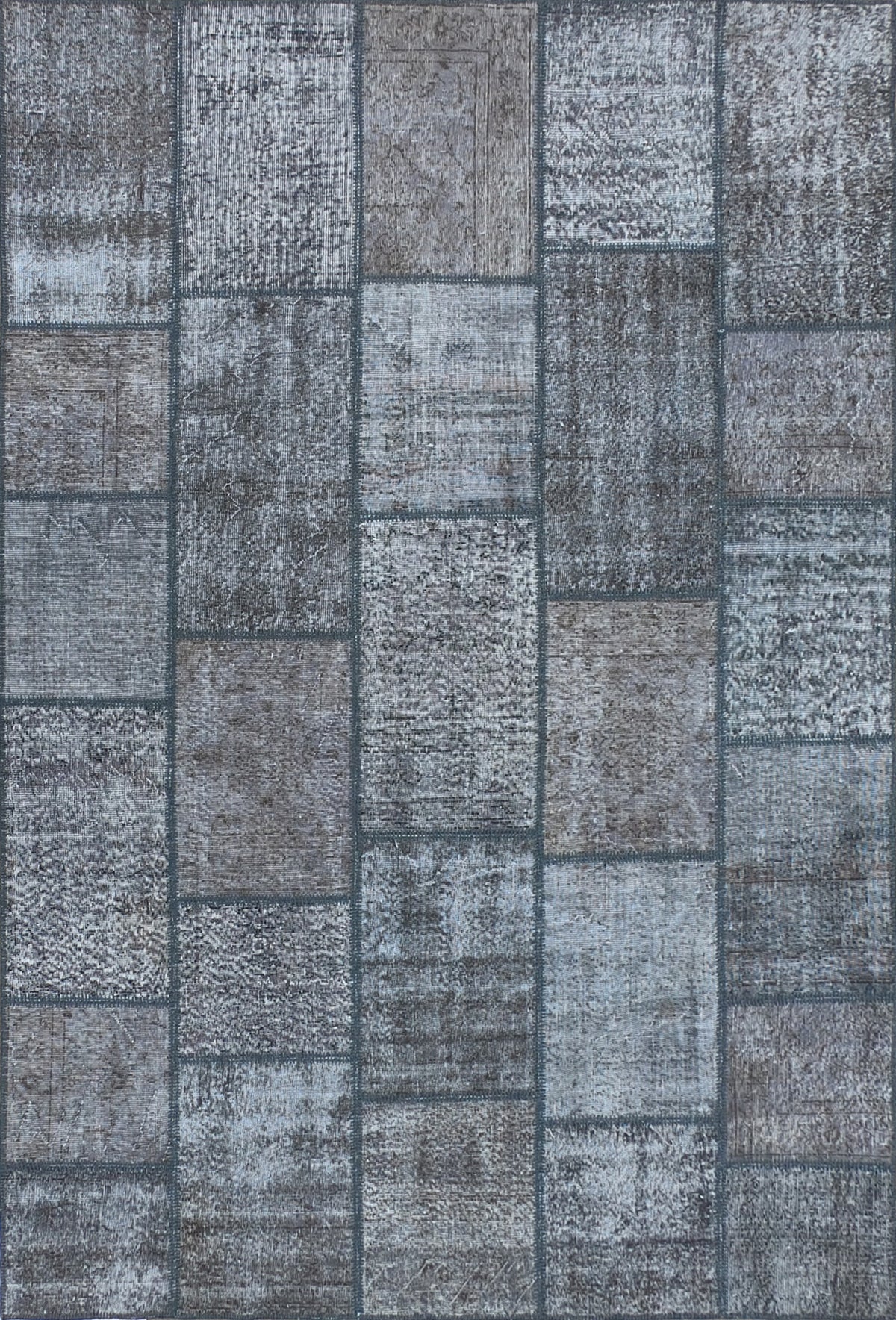 Alfombra persa vintage de lana hecha a mano, estilo Patchwork - Consorcio Persa