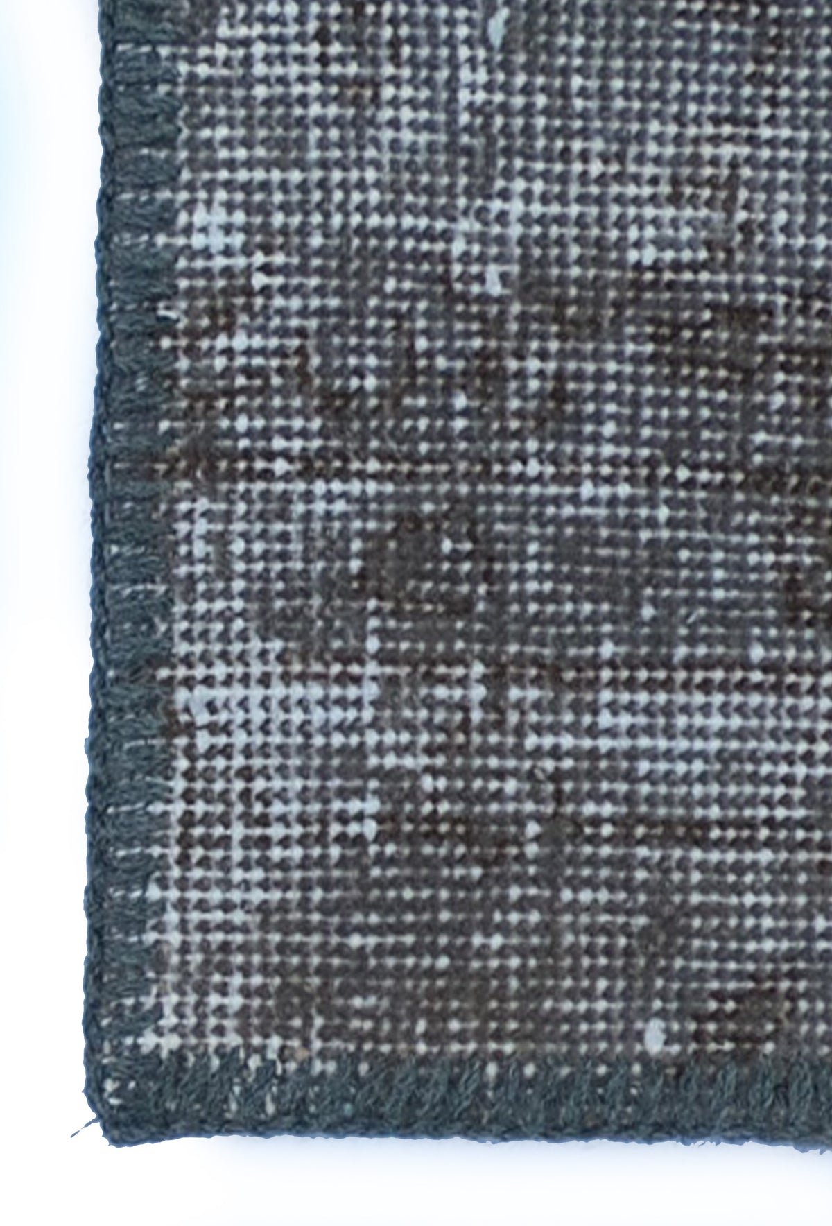 Textura de lana natural en alfombra persa hecha a mano, aspecto envejecido