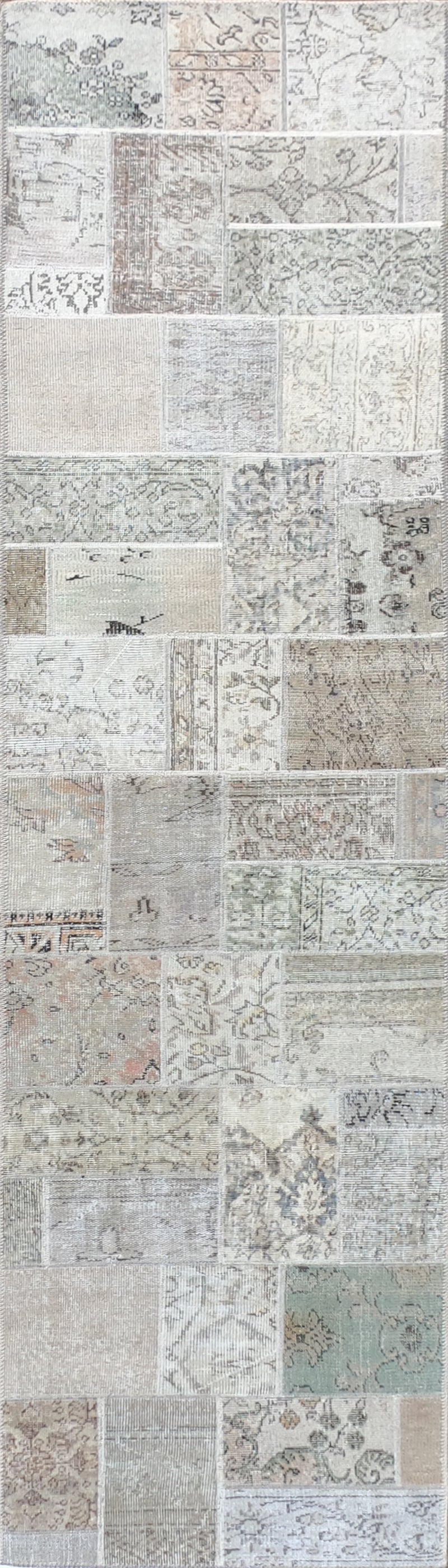 Alfombra persa vintage de lana, patchwork turco hecho a mano - Consorcio Persa