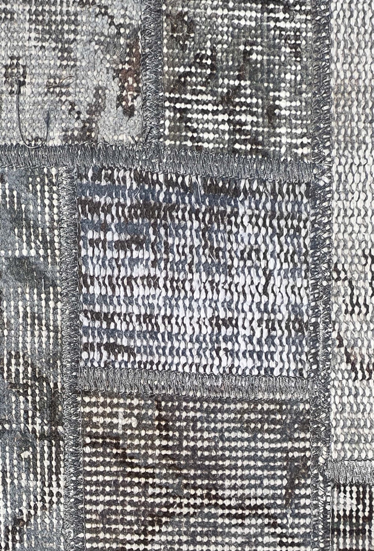 Alfombra persa patchwork de lana turca hecha a mano - Consorcio Persa
