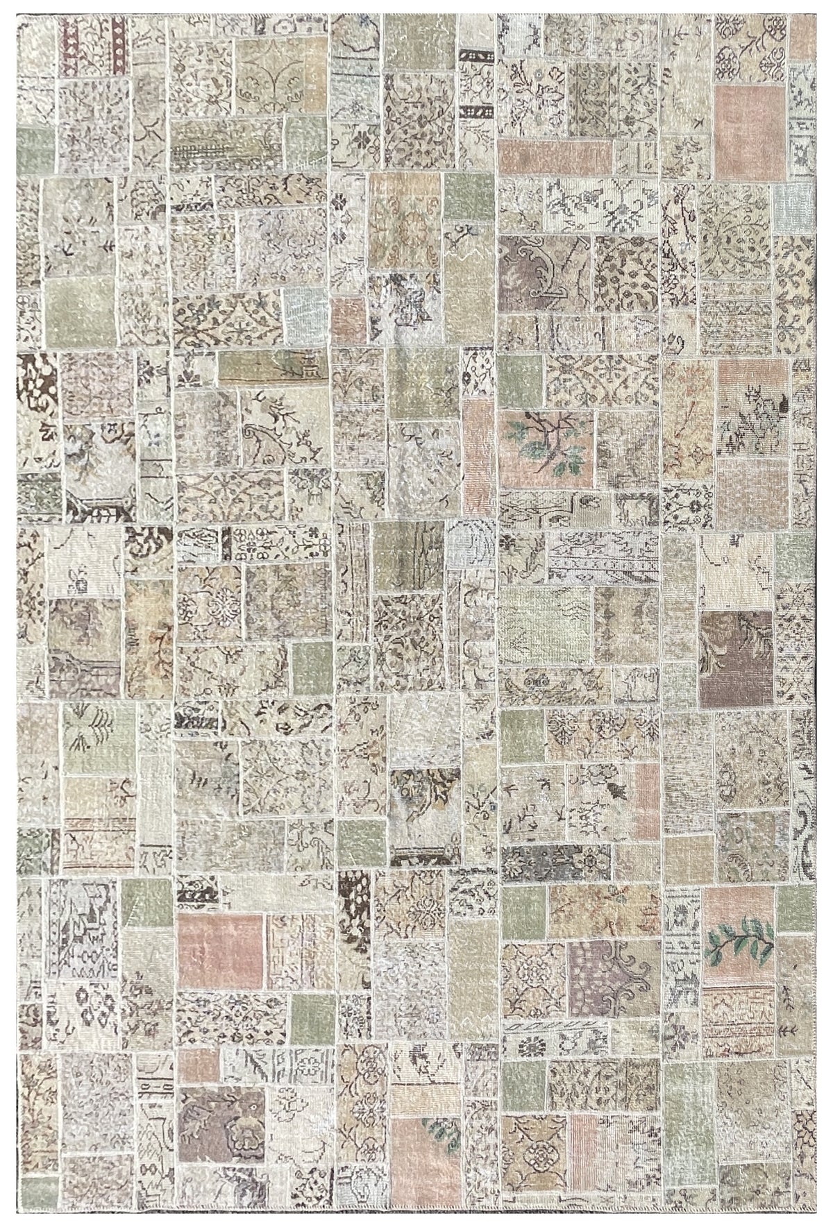 Alfombra Lana, Patchwork Estambul 3.50 x 2.50 mts. 0034