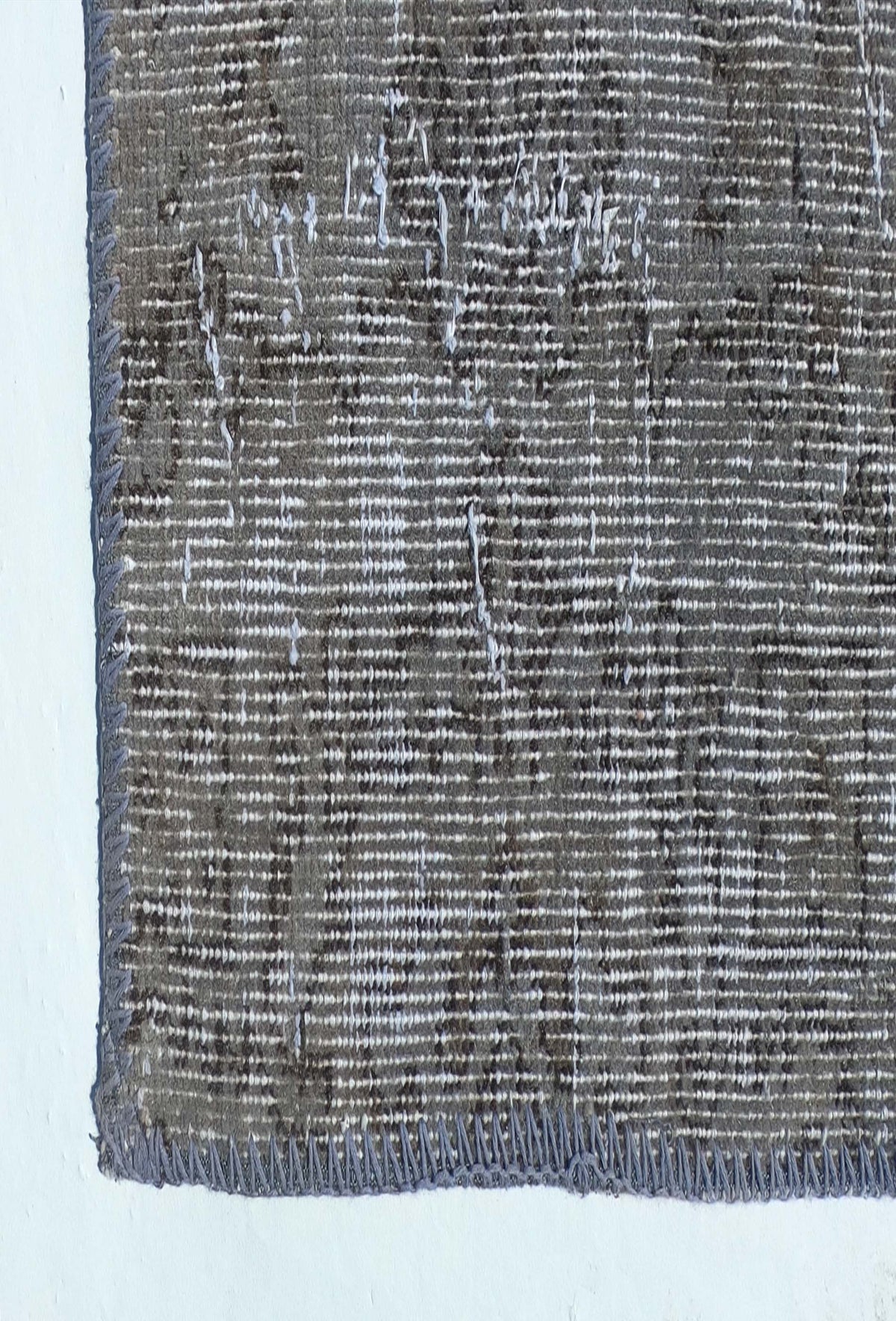Textura de lana natural en alfombra turca hecha a mano, estilo vintage
