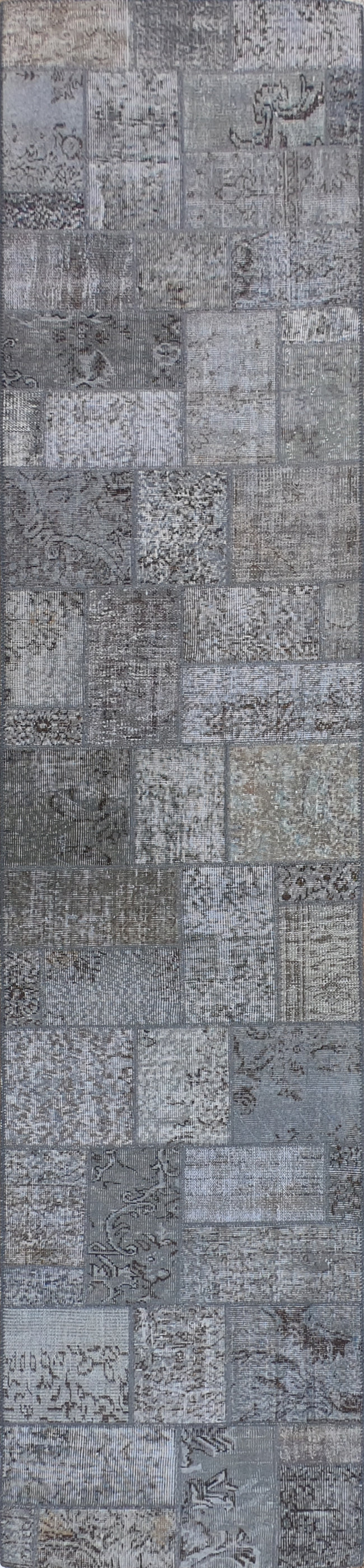 Alfombra persa vintage de lana patchwork turca hecha a mano - Consorcio Persa