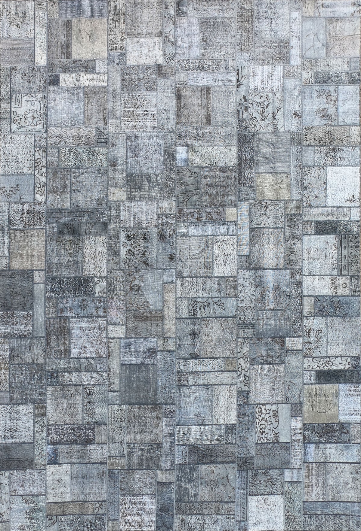 Alfombra persa patchwork de lana turca hecha a mano - Consorcio Persa