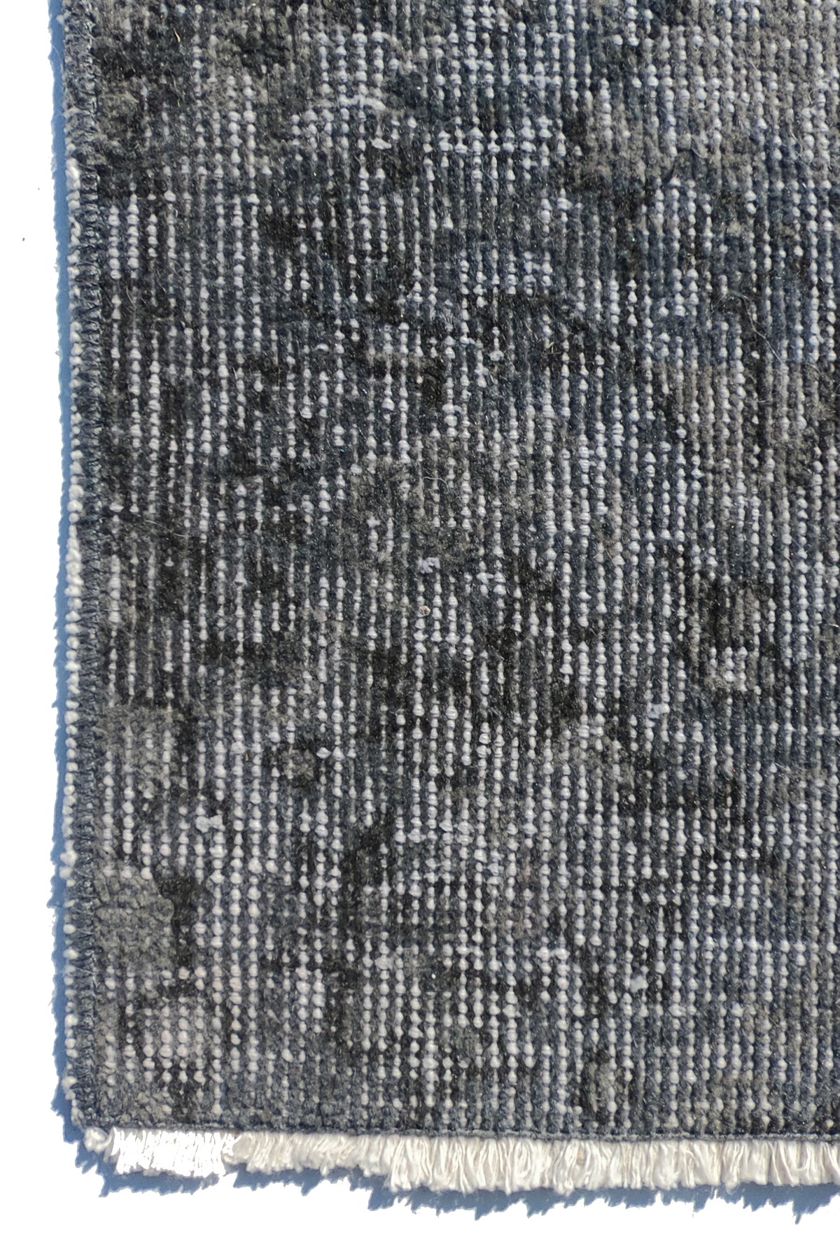 Textura de lana natural en alfombra persa vintage importada