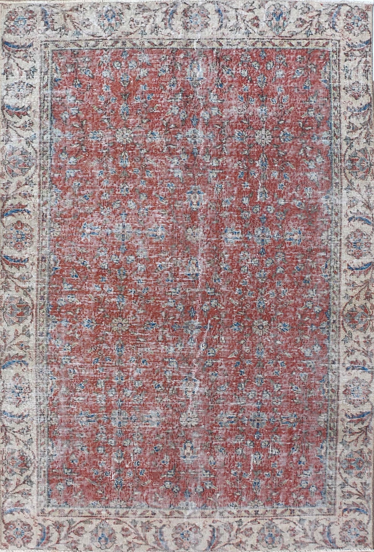 Alfombra persa vintage de lana, turca, hecha a mano - Consorcio Persa