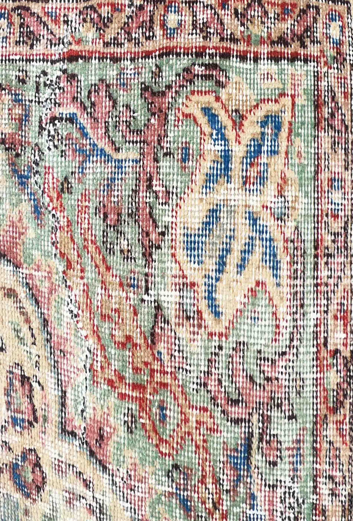 Alfombra decorativa estilo vintage para living, con aspecto antiguo